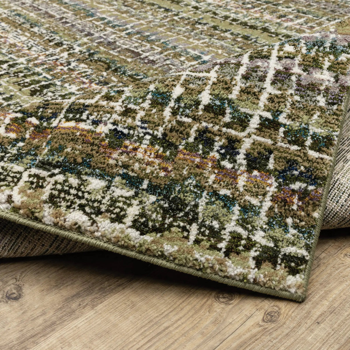Atlas 747A0 Green/ Multi Area Rug by Oriental Weavers
