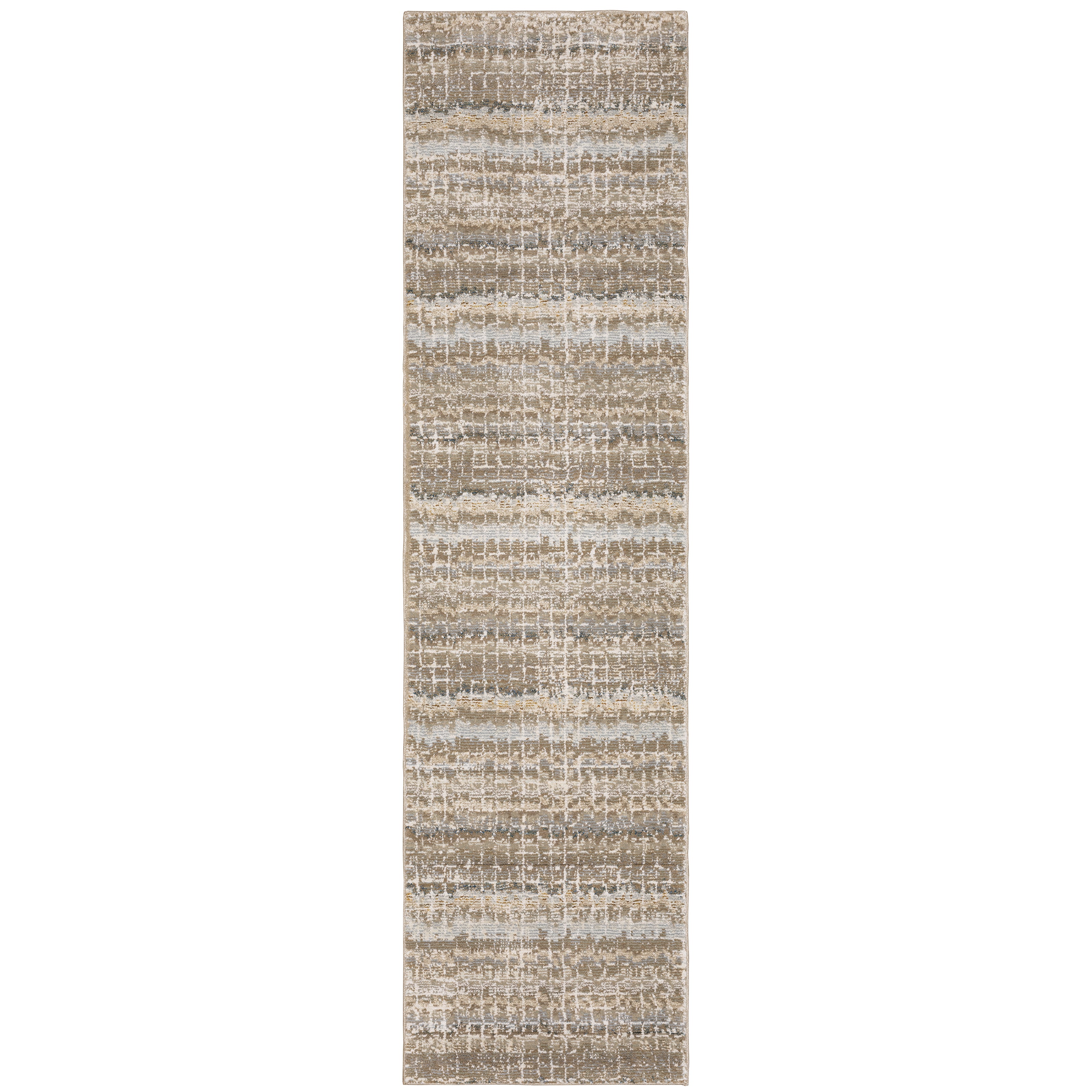 Oriental Weavers Atlas 747E0 textured area rug featuring textured design in ivory/ grey tones