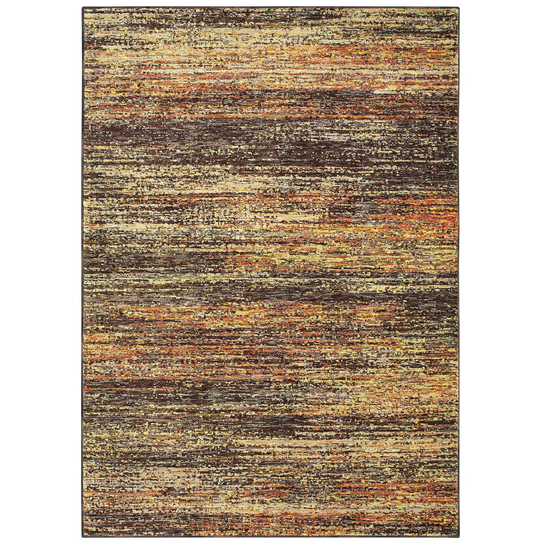 Atlas 8037C Gold/ Charcoal Area Rug by Oriental Weavers