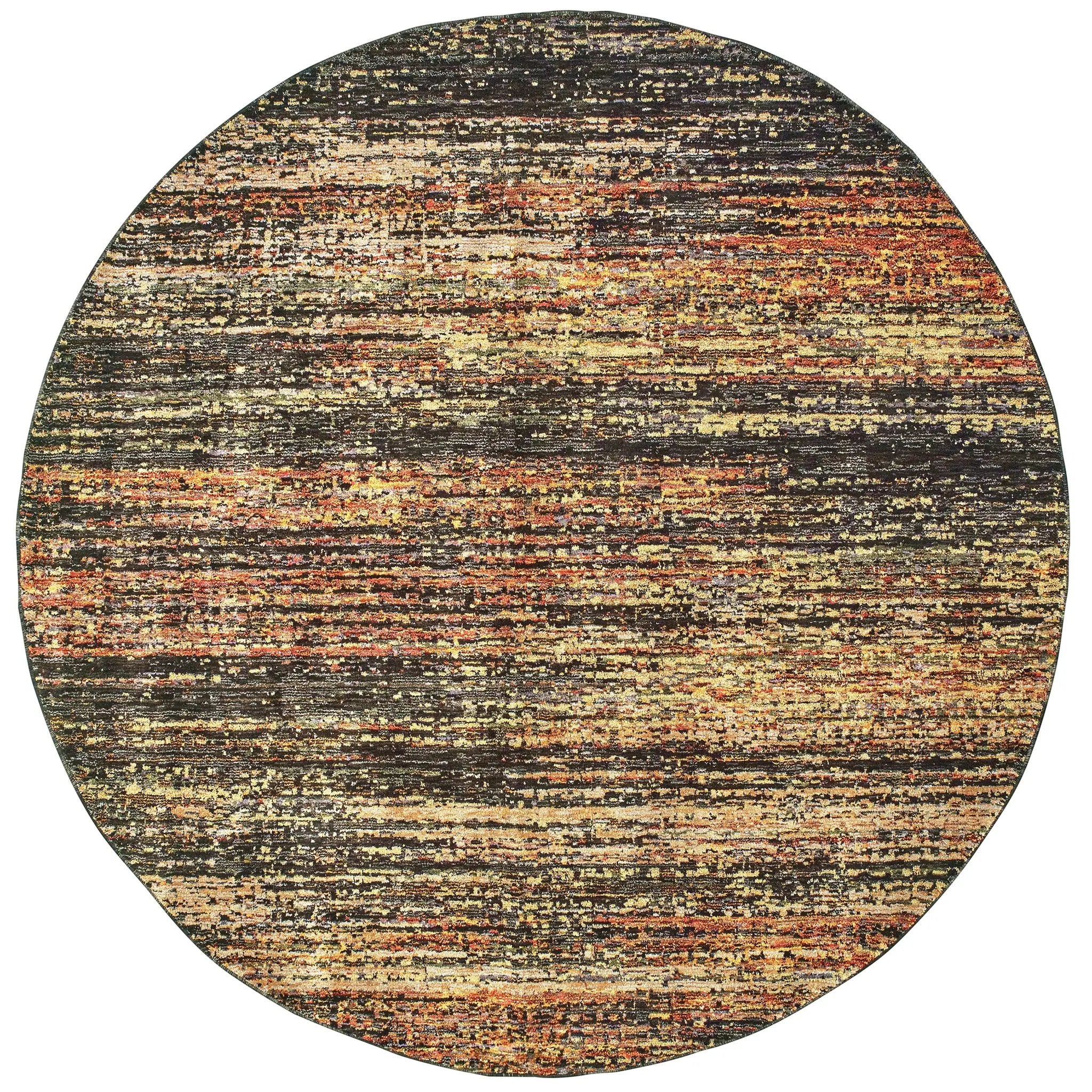 Atlas 8037C Gold/ Charcoal Area Rug by Oriental Weavers