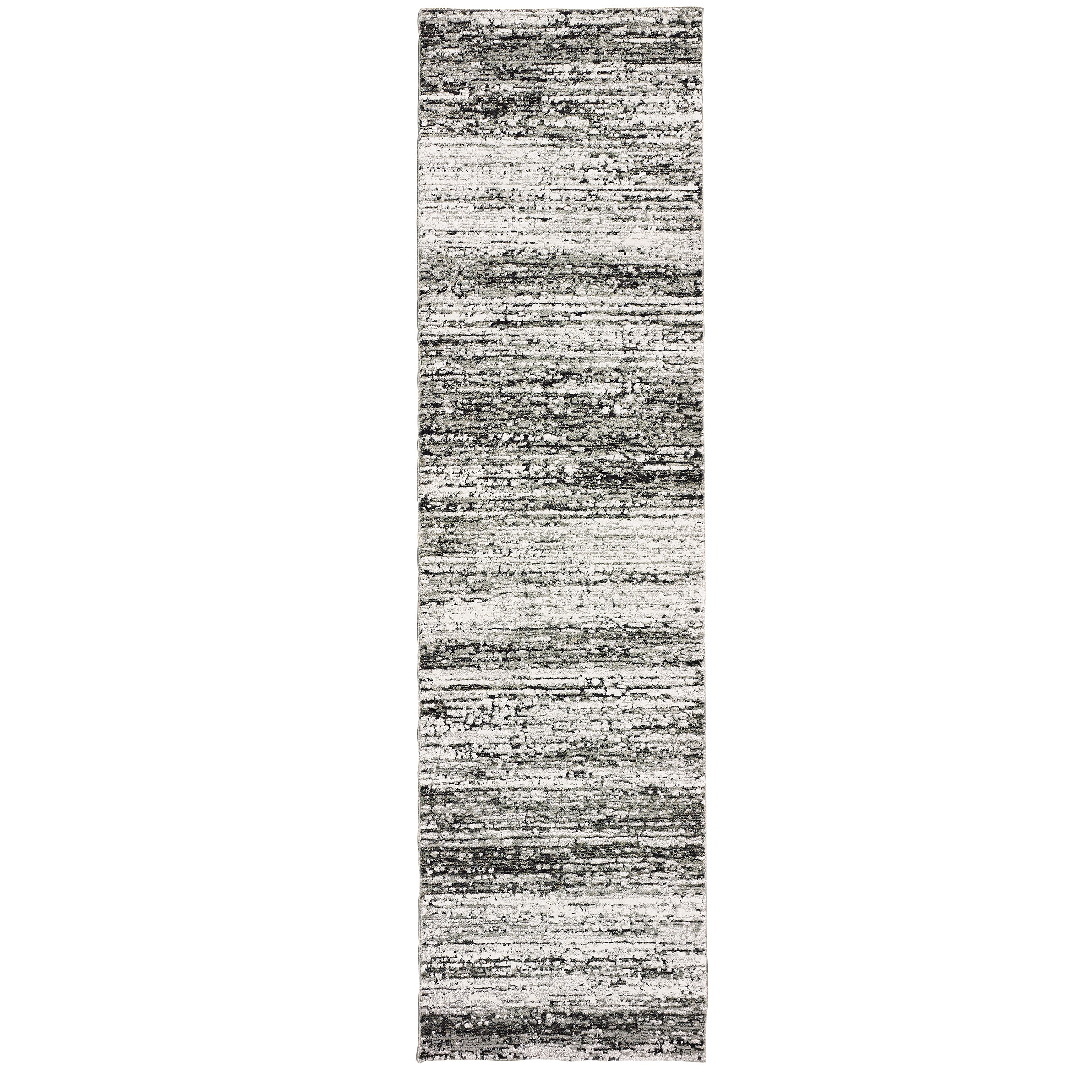 Oriental Weavers Atlas 8037G textured area rug featuring textured design in ash/ charcoal tones