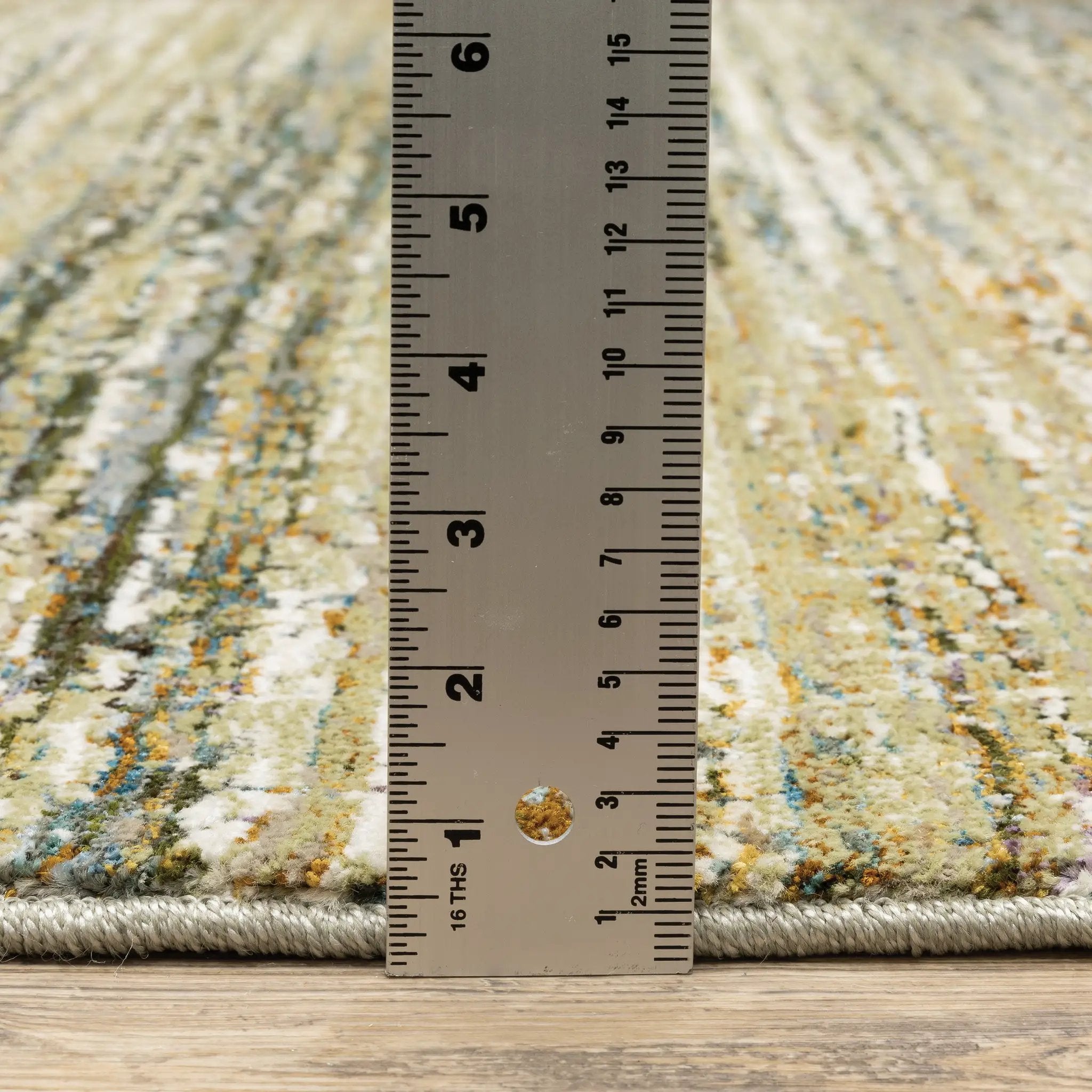 Atlas 8037J Gold/ Green Area Rug by Oriental Weavers