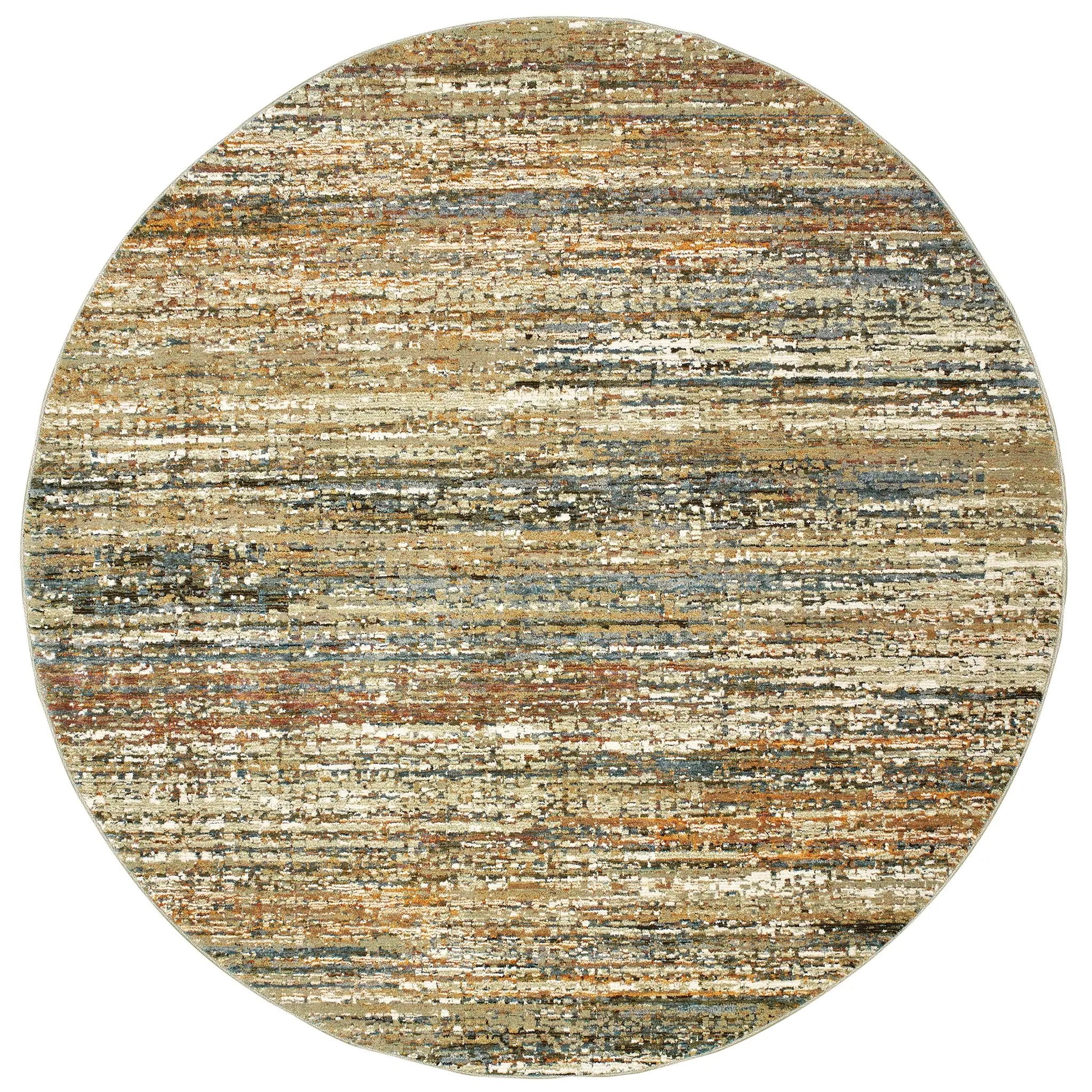 Atlas 8037J Gold/ Green Area Rug by Oriental Weavers