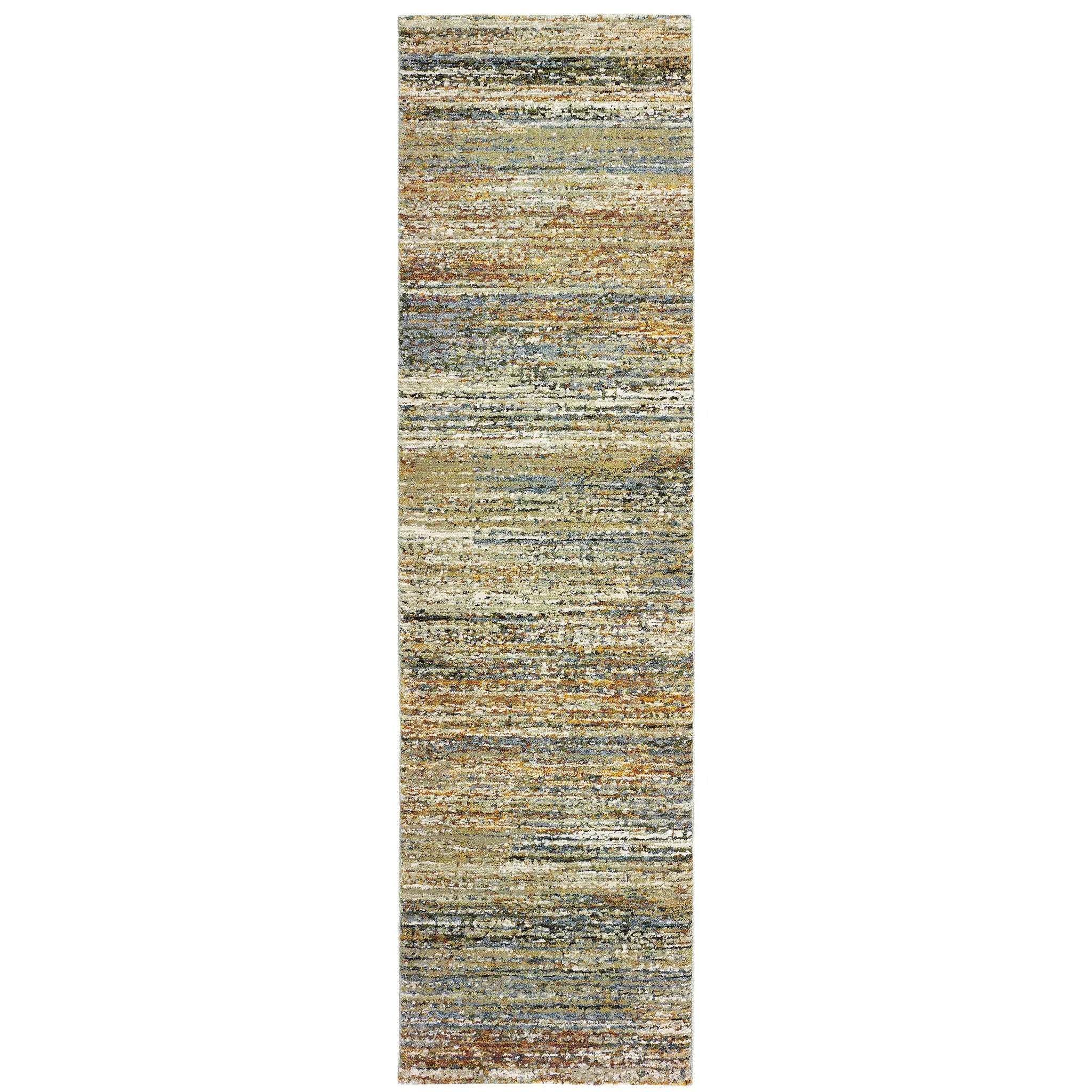Atlas 8037J Gold/ Green Area Rug by Oriental Weavers