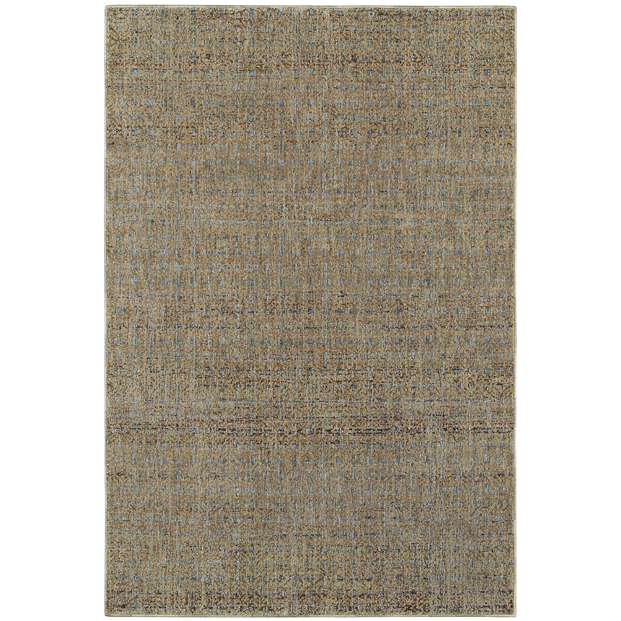 Atlas 8048B Blue/ Gold Area Rug by Oriental Weavers