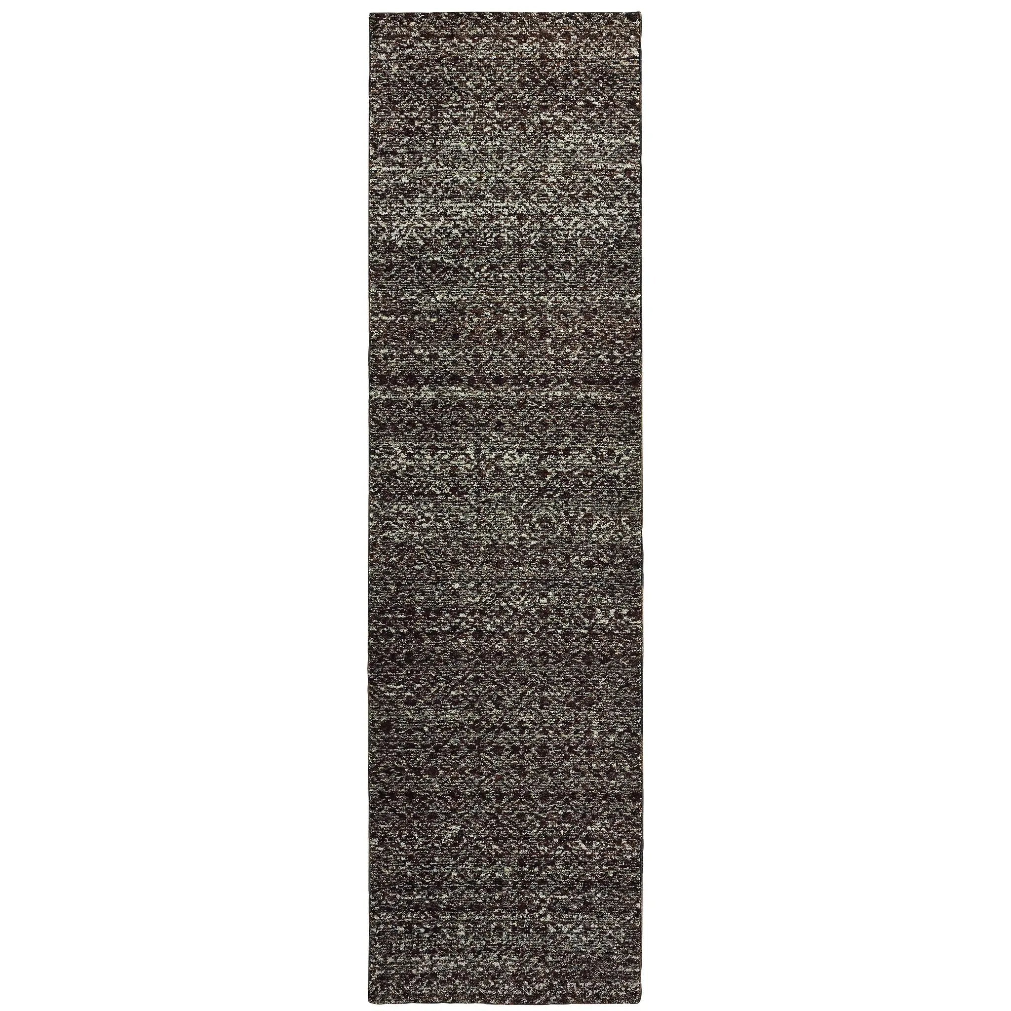 Atlas 8048Q Black/ Grey Area Rug by Oriental Weavers
