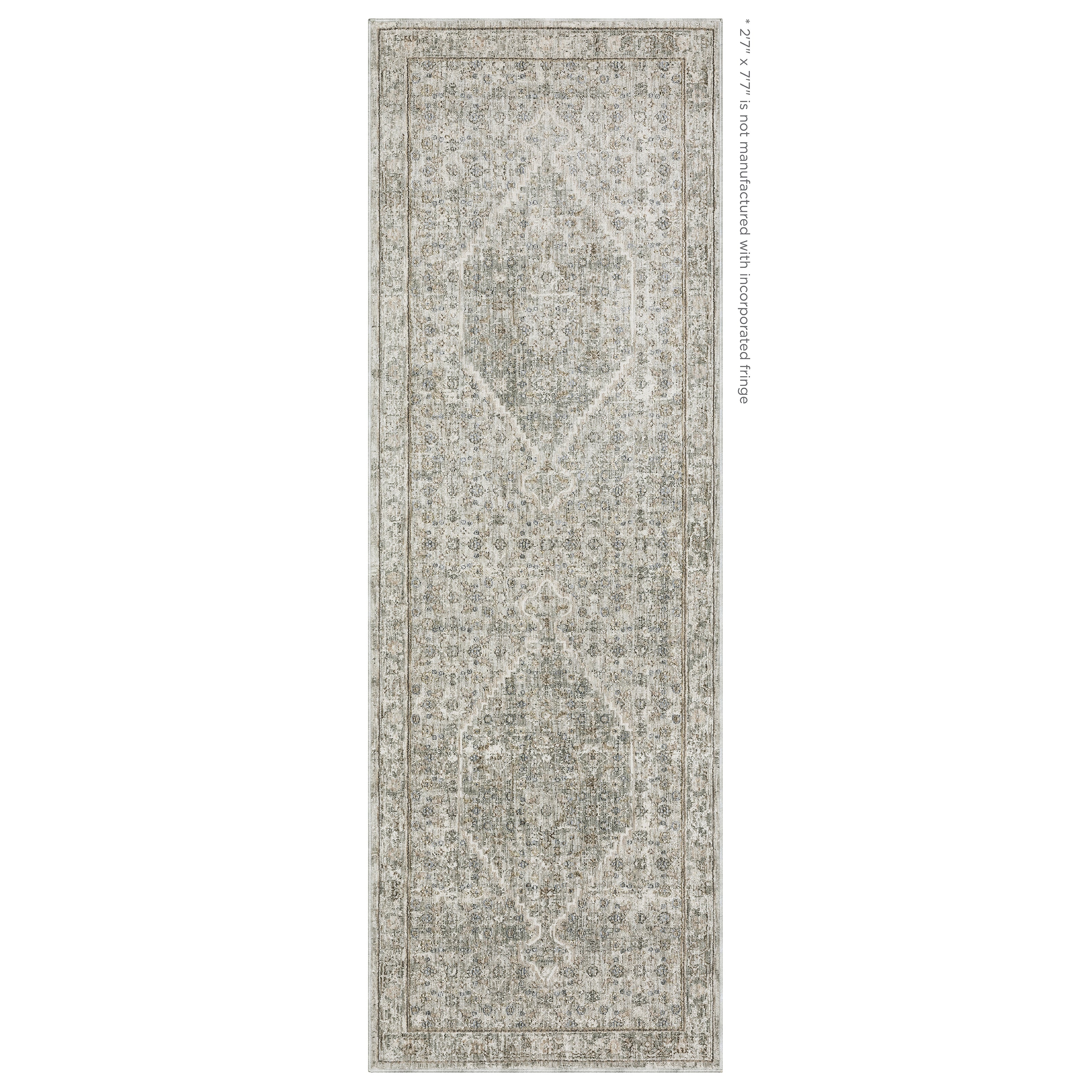 Oriental Weavers Avalon AVA04 soft transitional rug featuring decorative pattern in grey/ beige tones