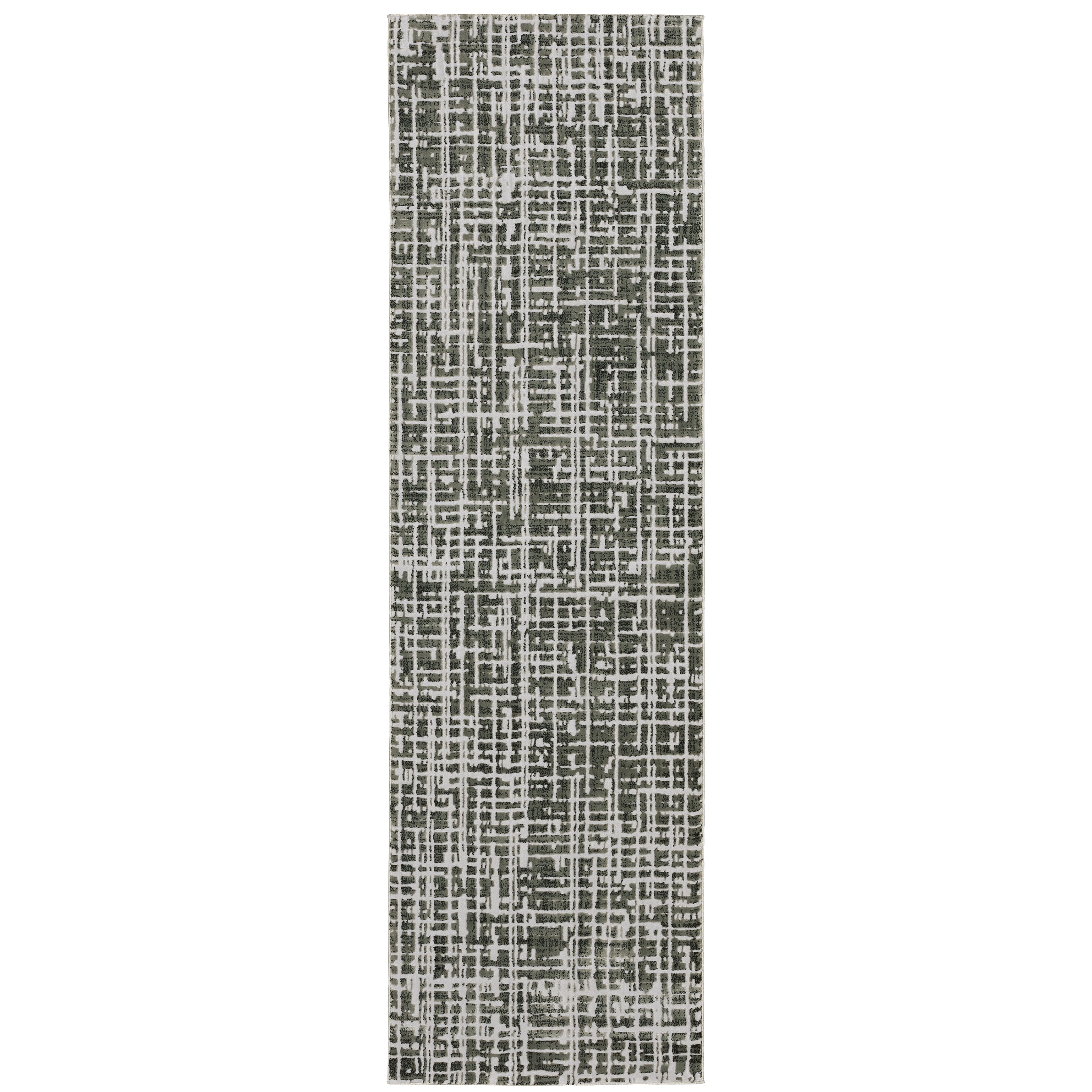 Oriental Weavers Bowen 2066W soft transitional rug featuring textured design in grey/ ivory tones