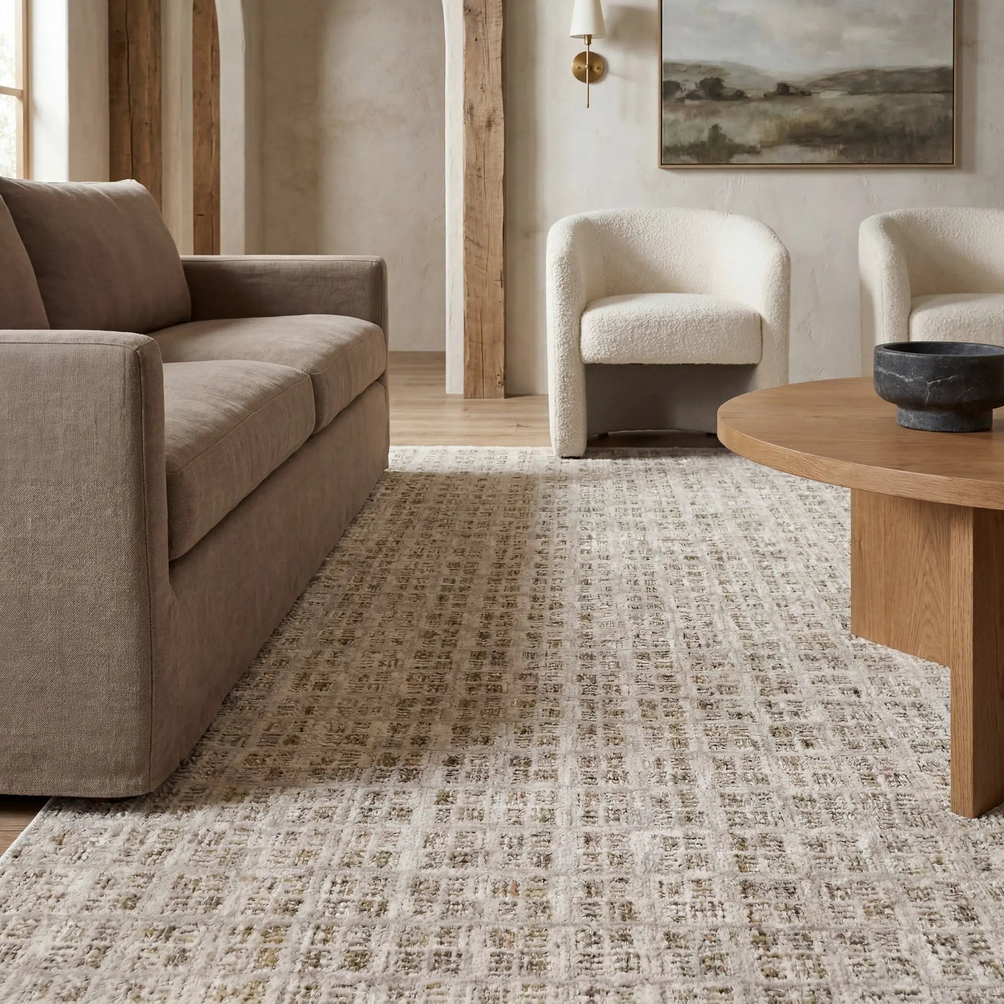 Branigan BRG07 Ivory / Brown Area Rug by Oriental Weavers