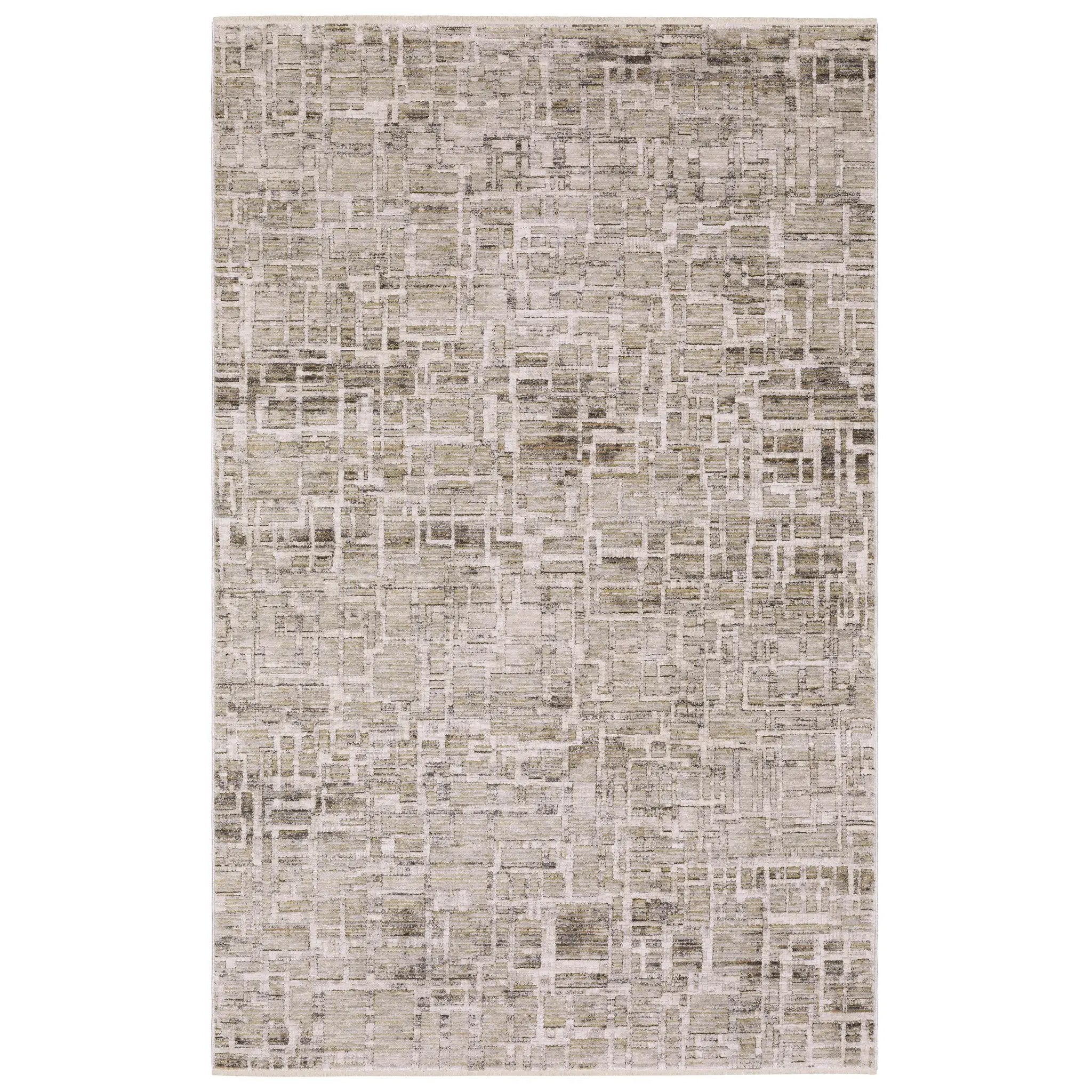 Branigan BRG08 Ivory / Grey Area Rug by Oriental Weavers