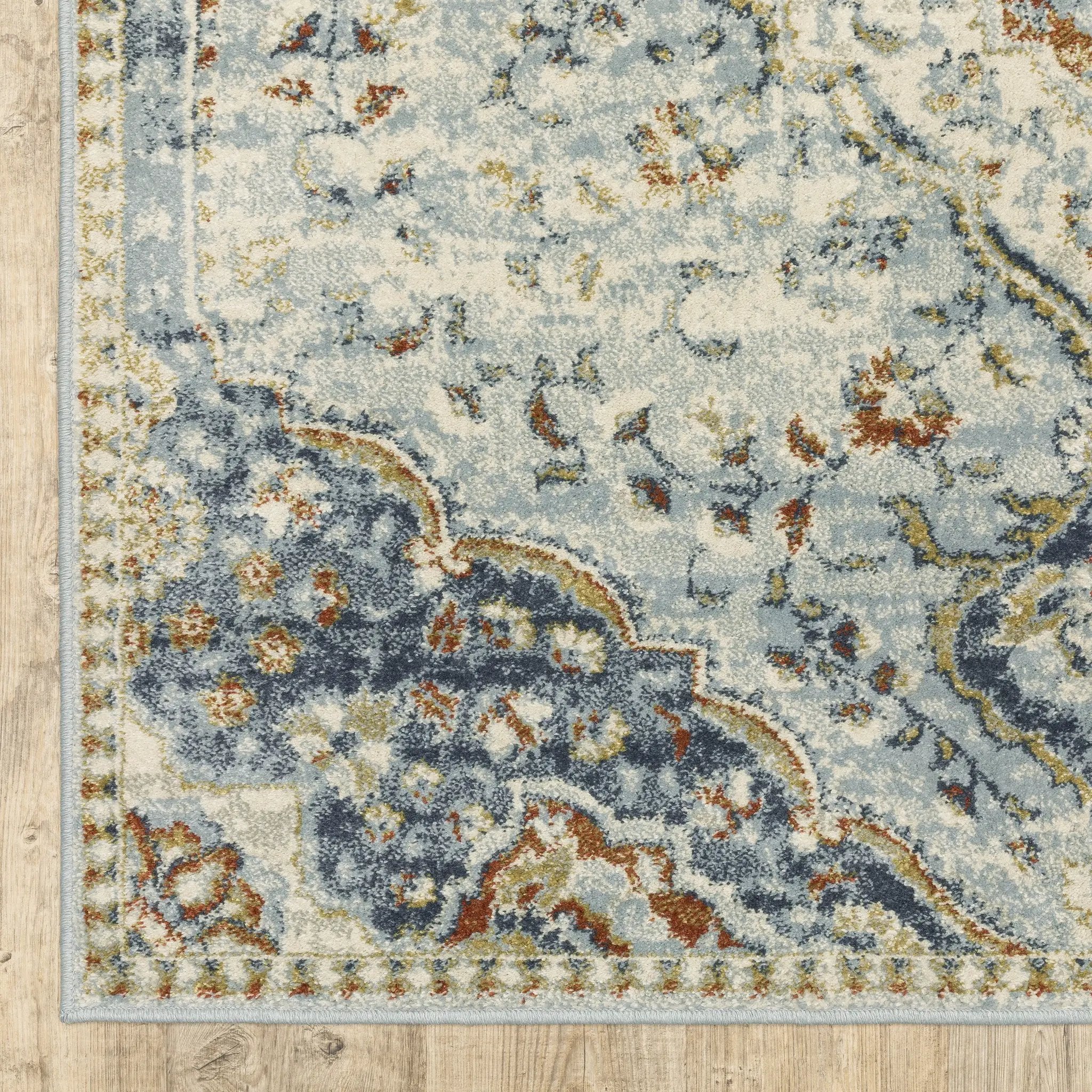 Branson BR01A Blue/ Multi Area Rug by Oriental Weavers