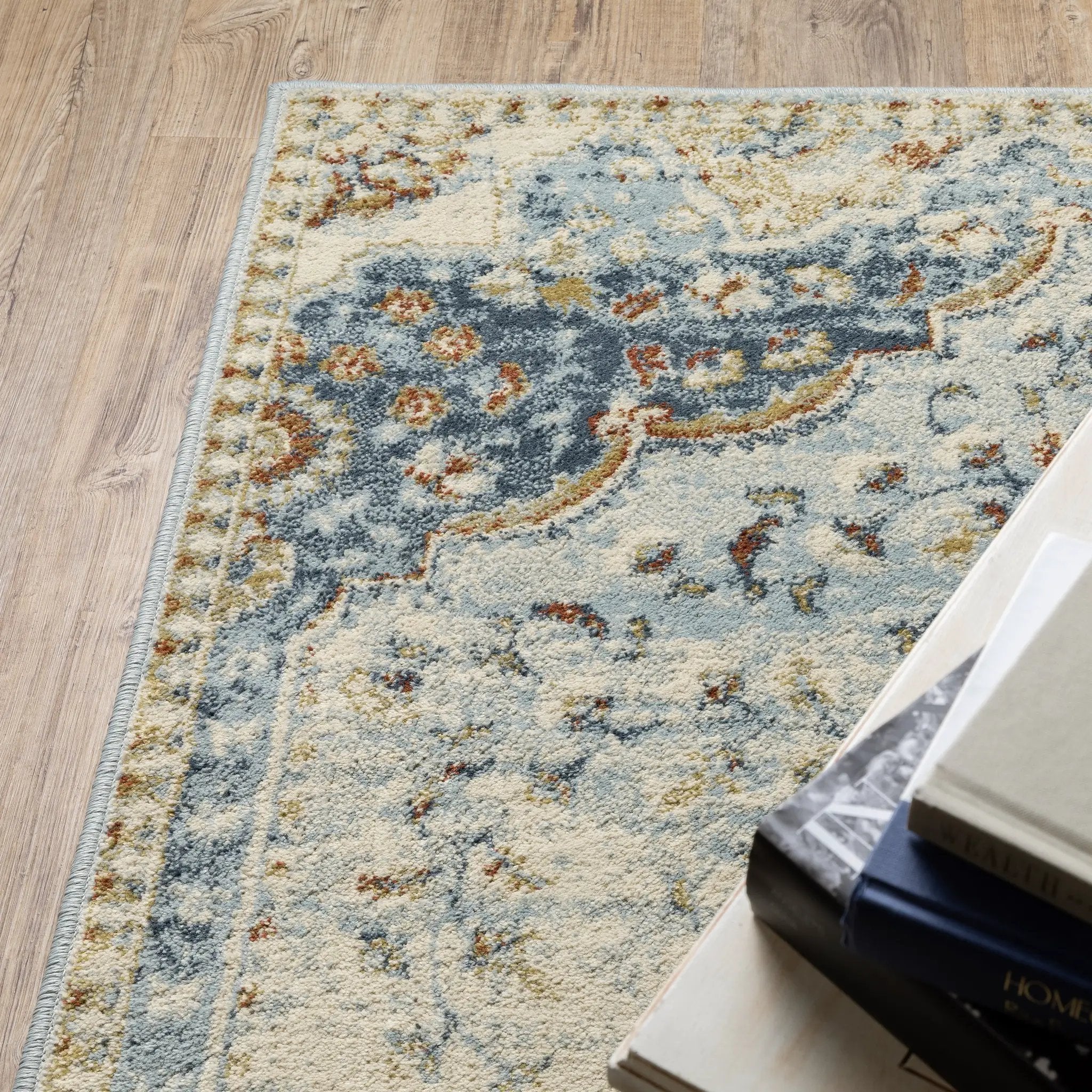 Branson BR01A Blue/ Multi Area Rug by Oriental Weavers