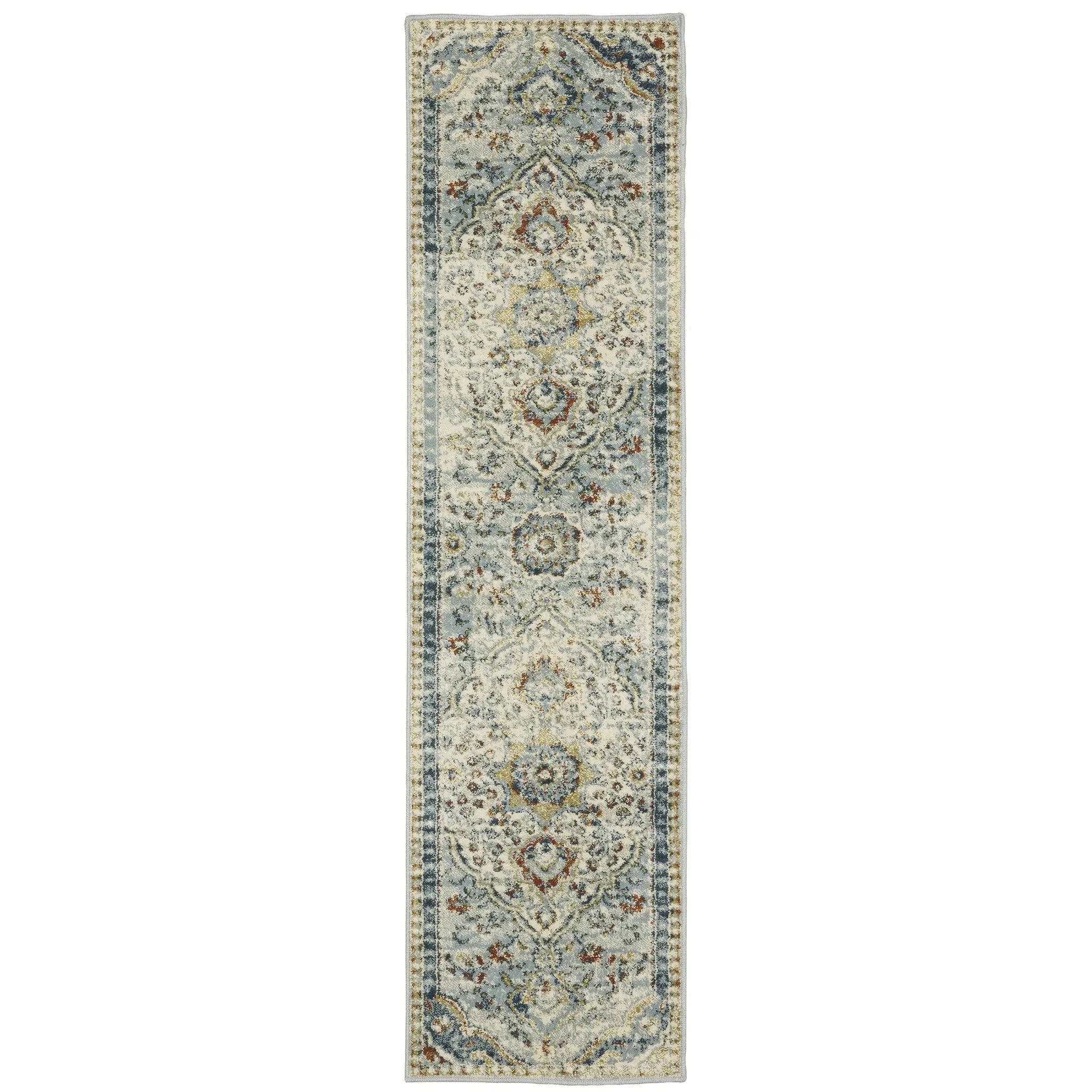 Branson BR01A Blue/ Multi Area Rug by Oriental Weavers