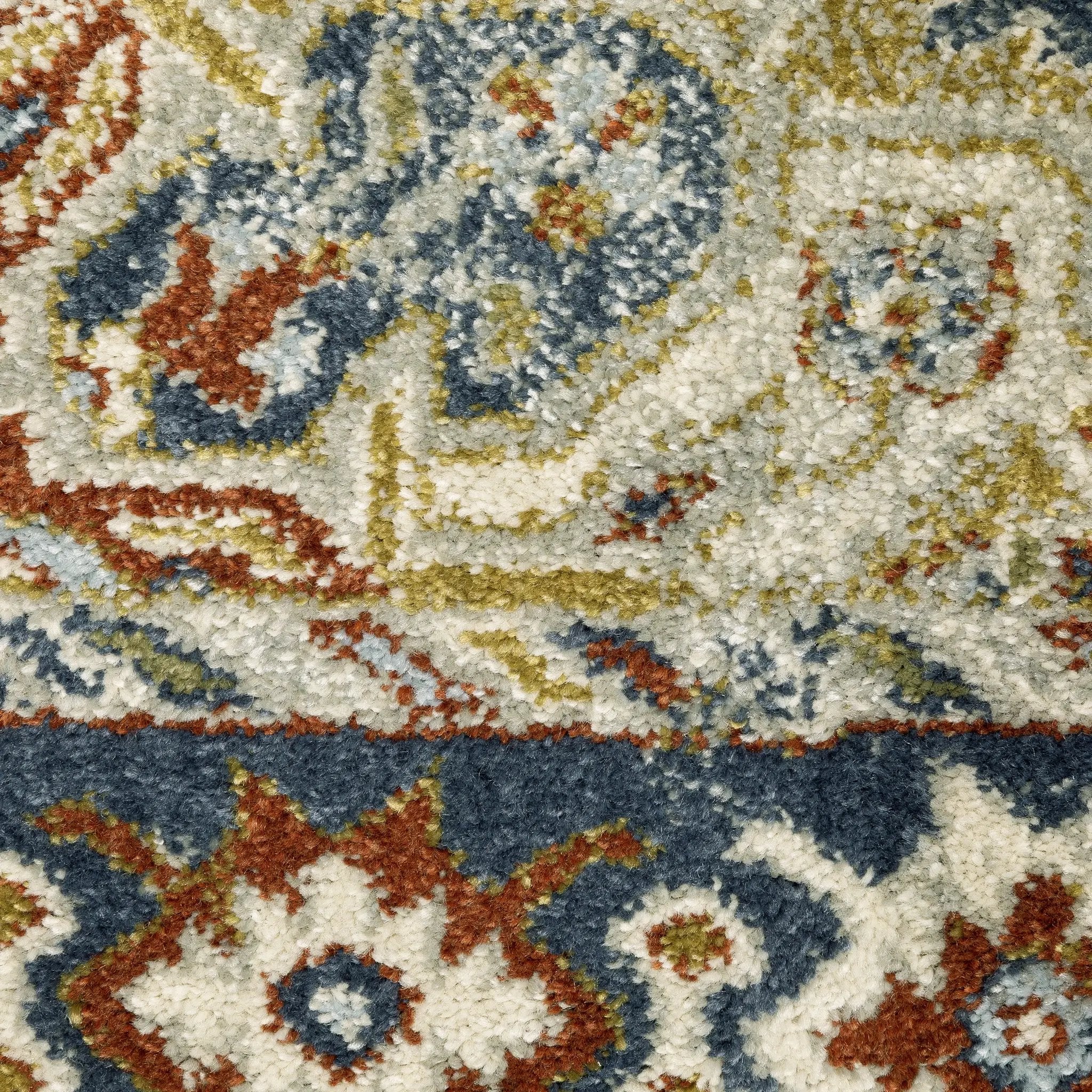 Branson BR04A Rust/ Beige Area Rug by Oriental Weavers