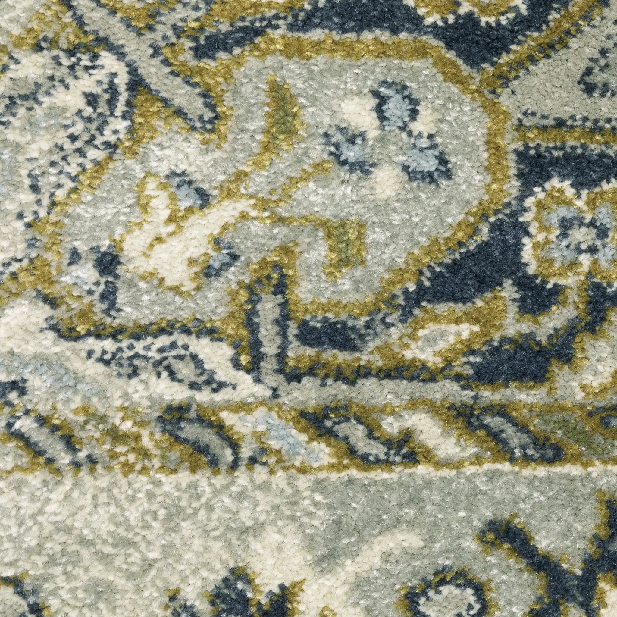 Branson BR04B Ivory/ Blue Area Rug by Oriental Weavers