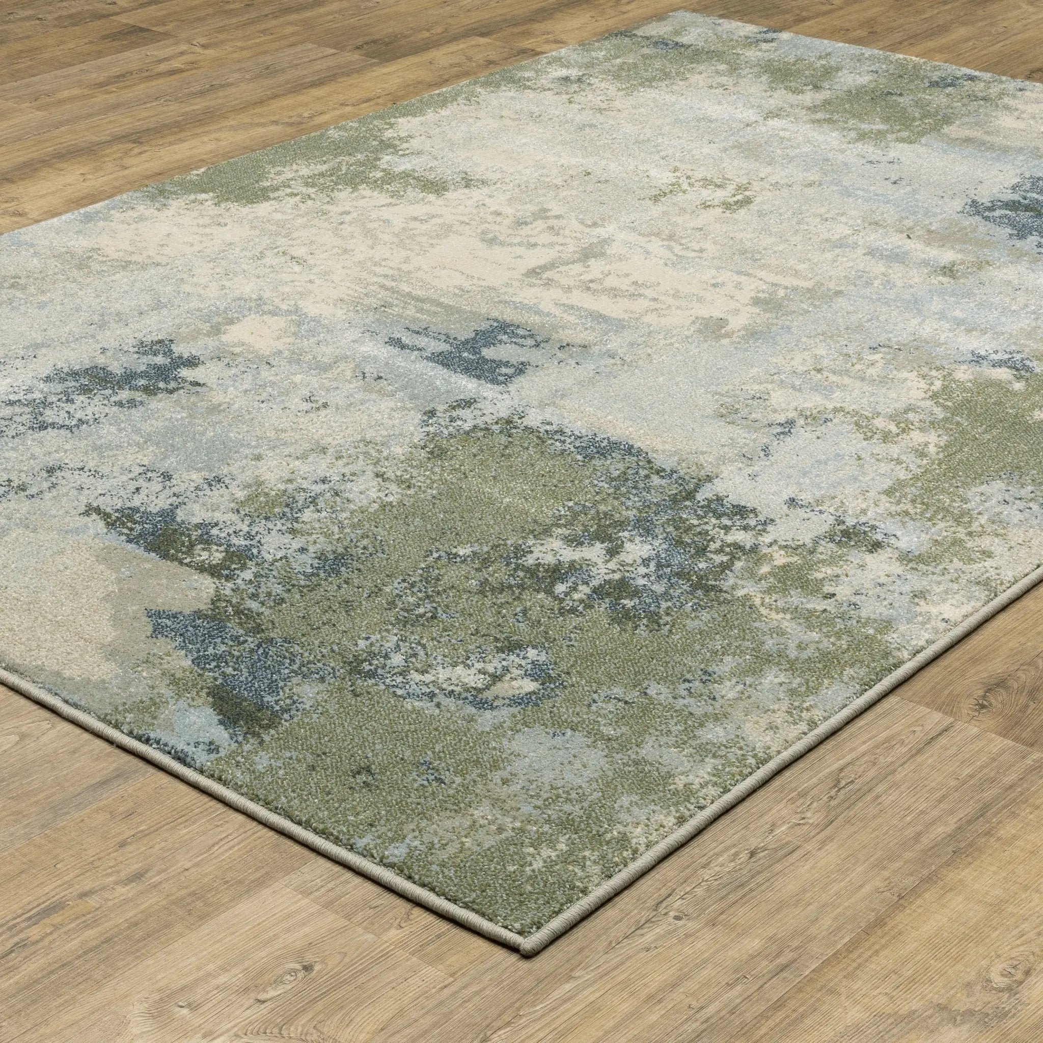 Branson BR08A Blue/ Green Area Rug by Oriental Weavers