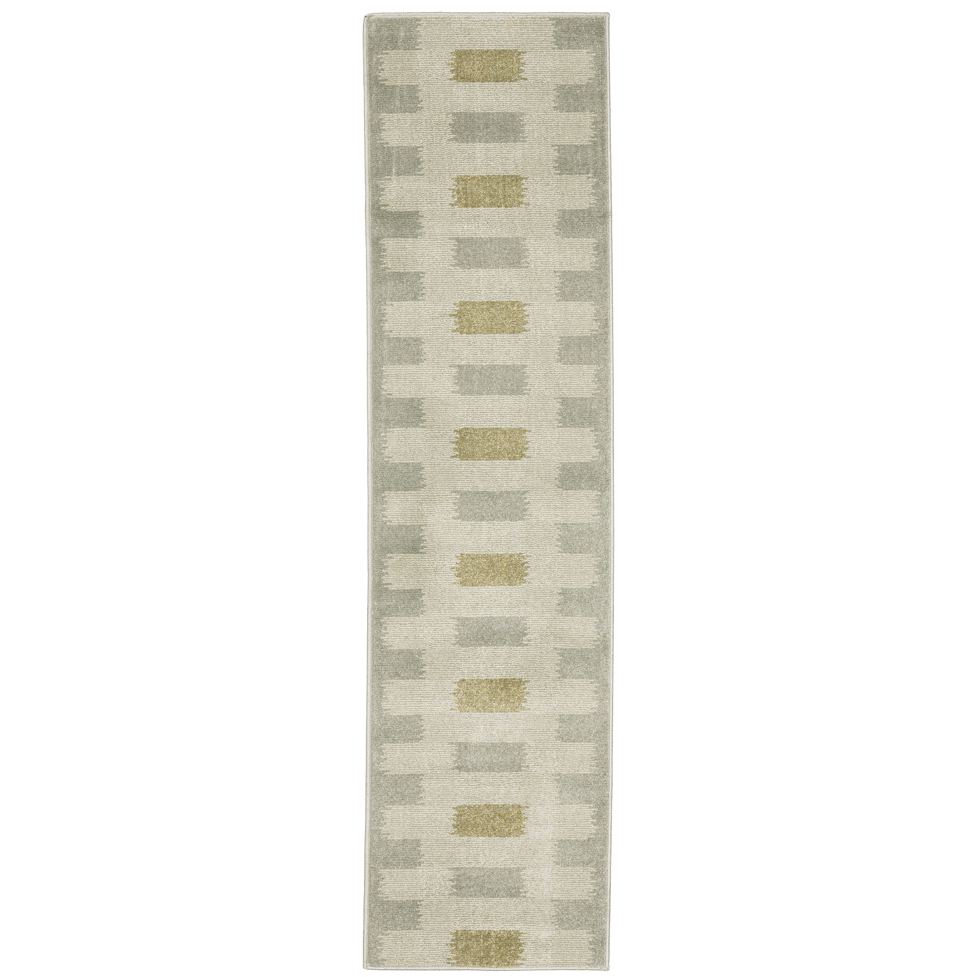 Oriental Weavers Branson BR09A soft transitional rug featuring textured design in beige/ grey tones
