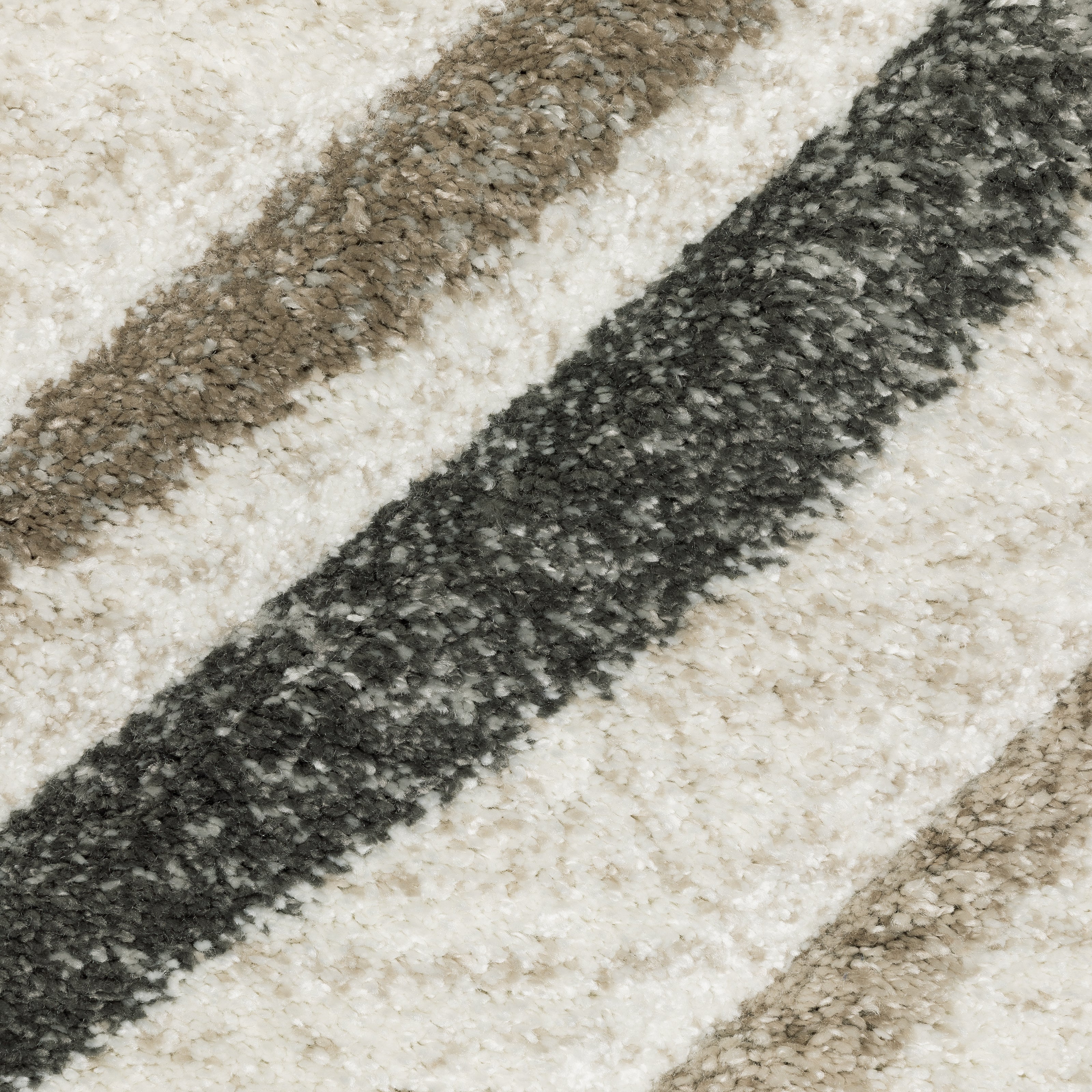 Oriental Weavers Cambria 162W2 plush modern rug featuring abstract pattern in beige/ multi tones