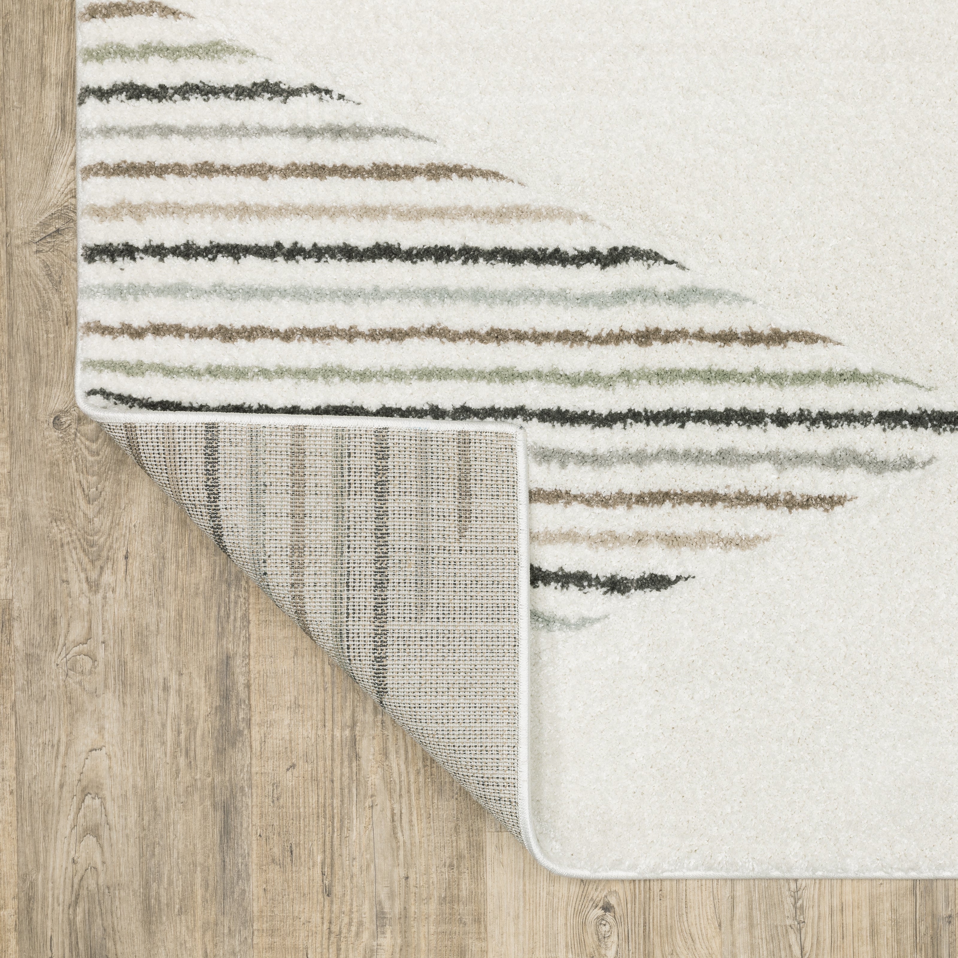 Oriental Weavers Cambria 4927C plush modern rug featuring abstract pattern in beige/ multi tones