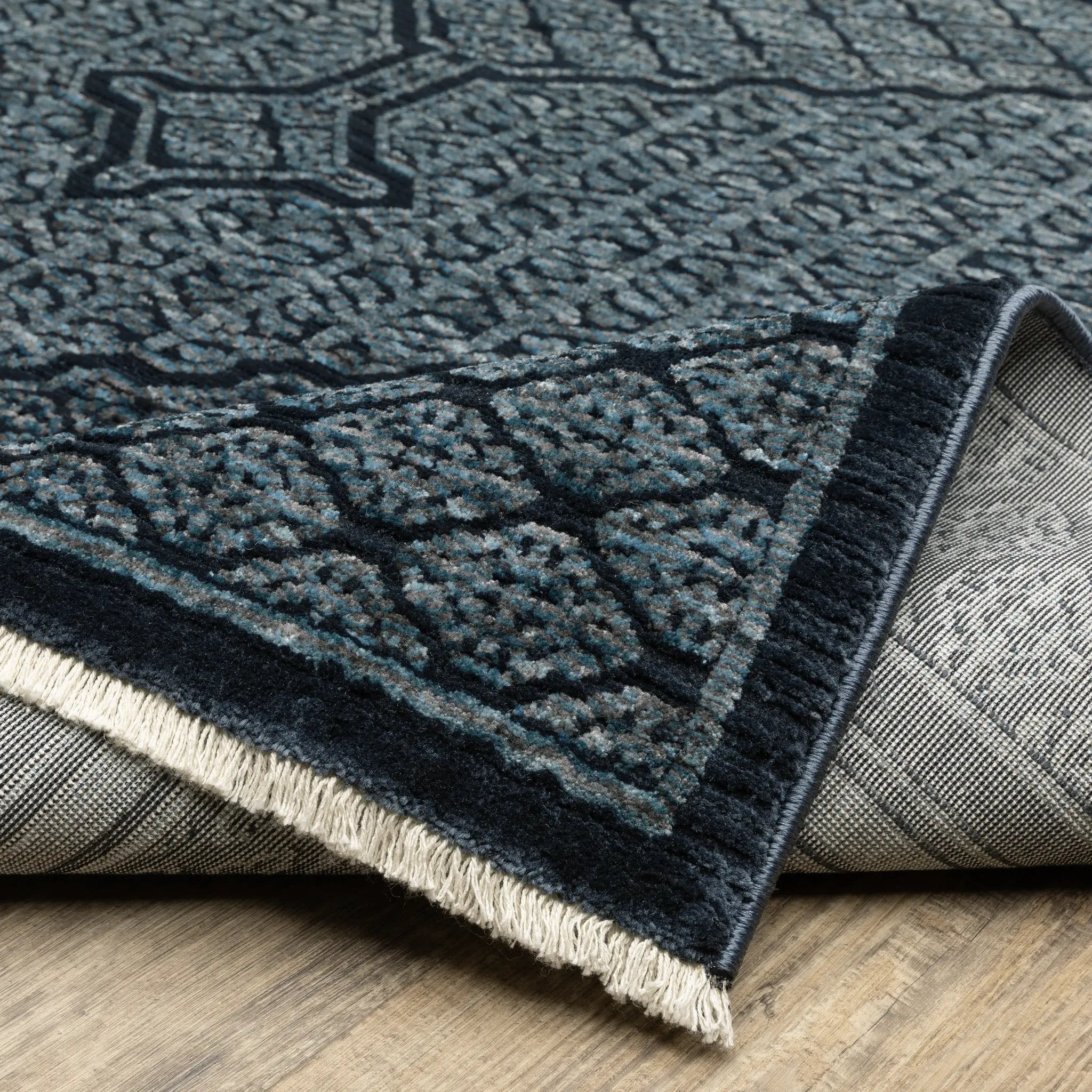 Capella CAP01 Blue/ Teal Area Rug by Oriental Weavers