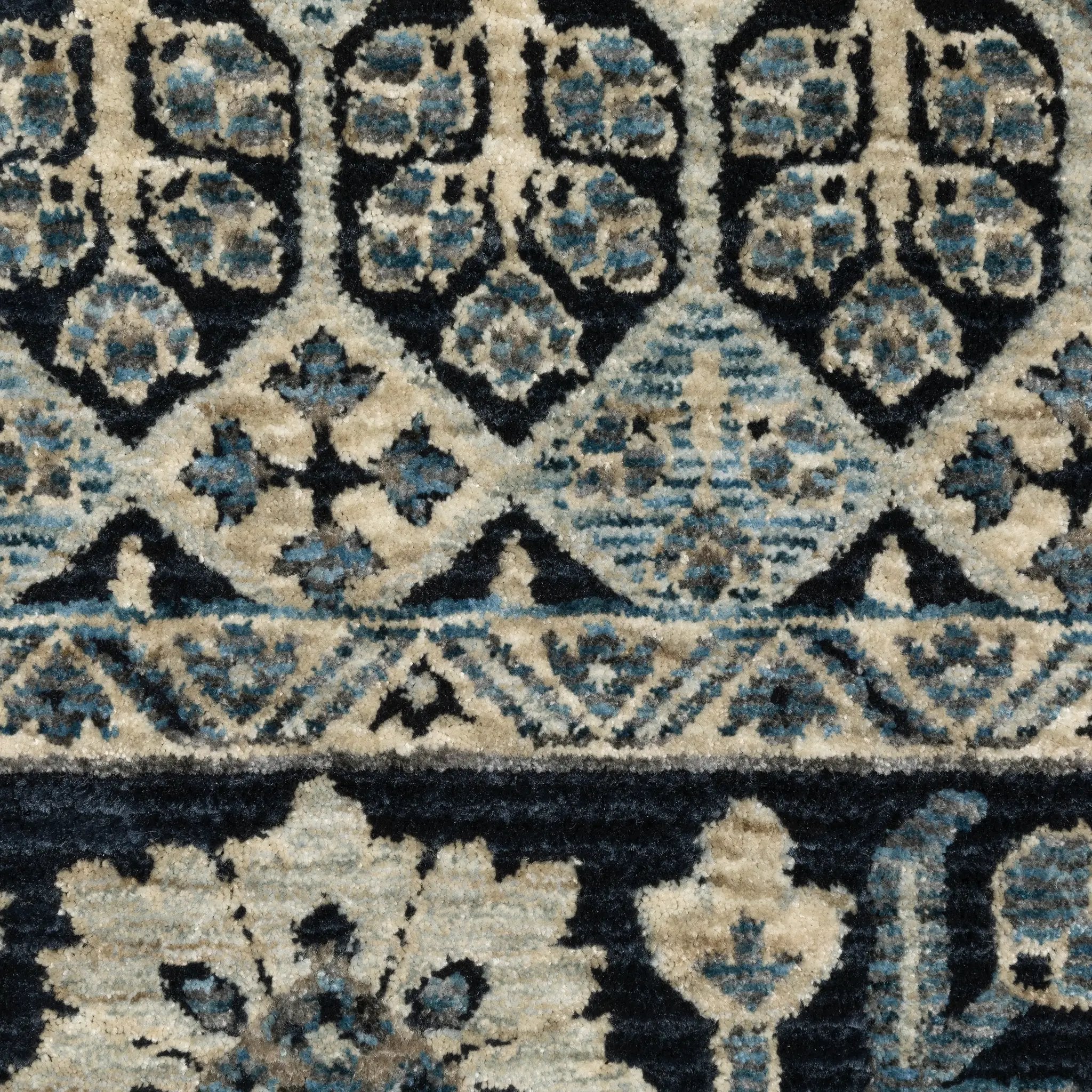 Capella CAP03 Deep Blue/ Ivory Area Rug by Oriental Weavers