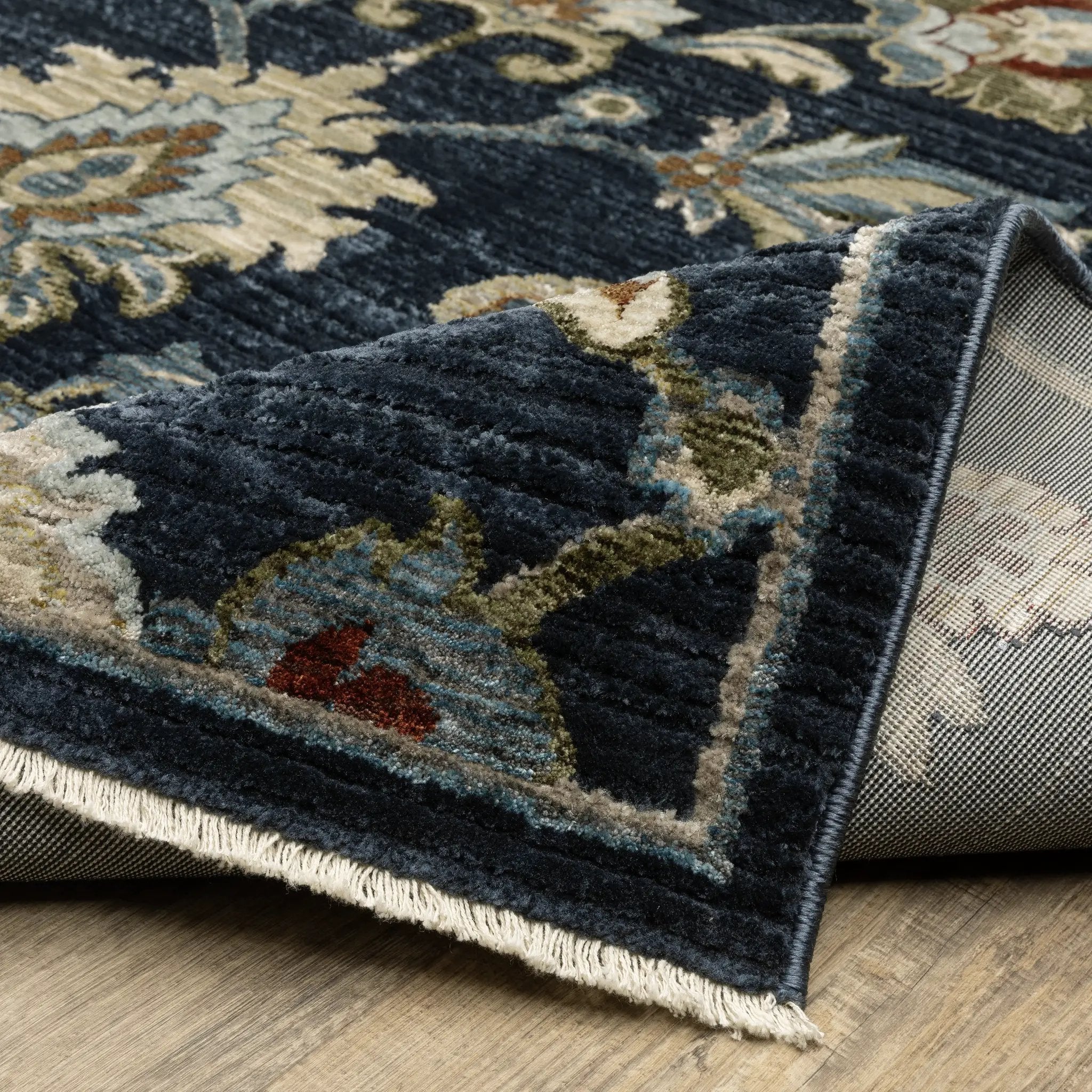 Capella CAP05 Navy Blue/ Multi Area Rug by Oriental Weavers