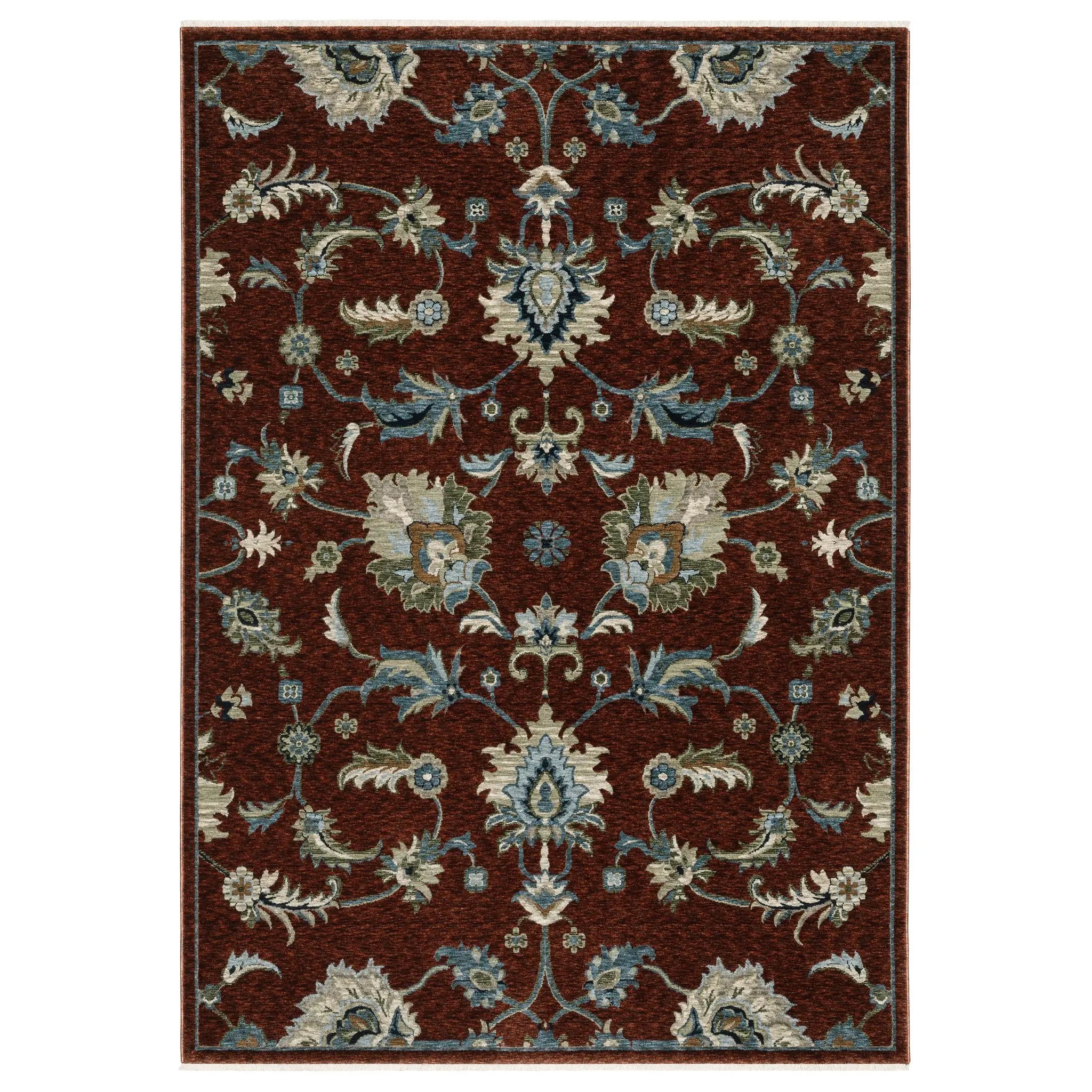 Capella CAP06 Red/ Multi Area Rug by Oriental Weavers