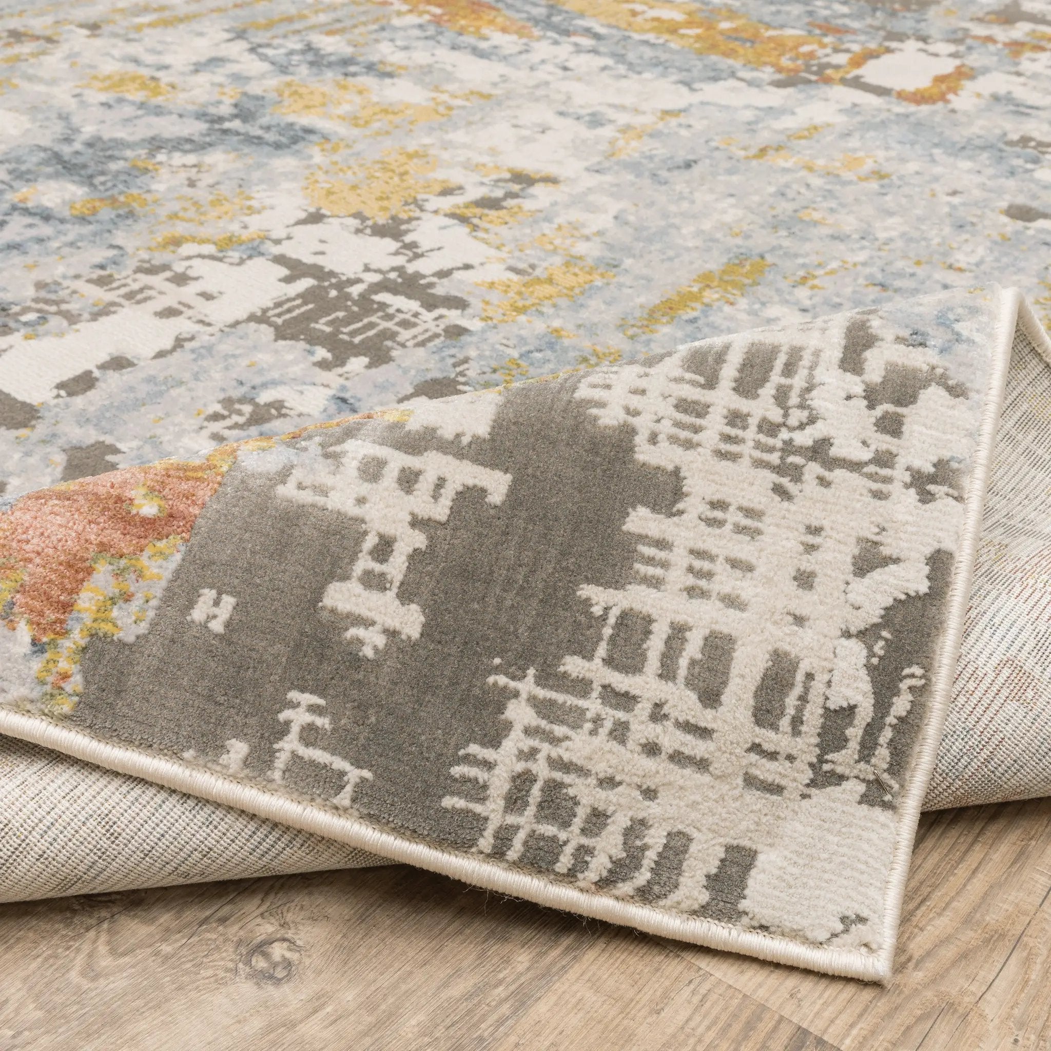 Caravan 1340W Grey/ Blue Area Rug by Oriental Weavers