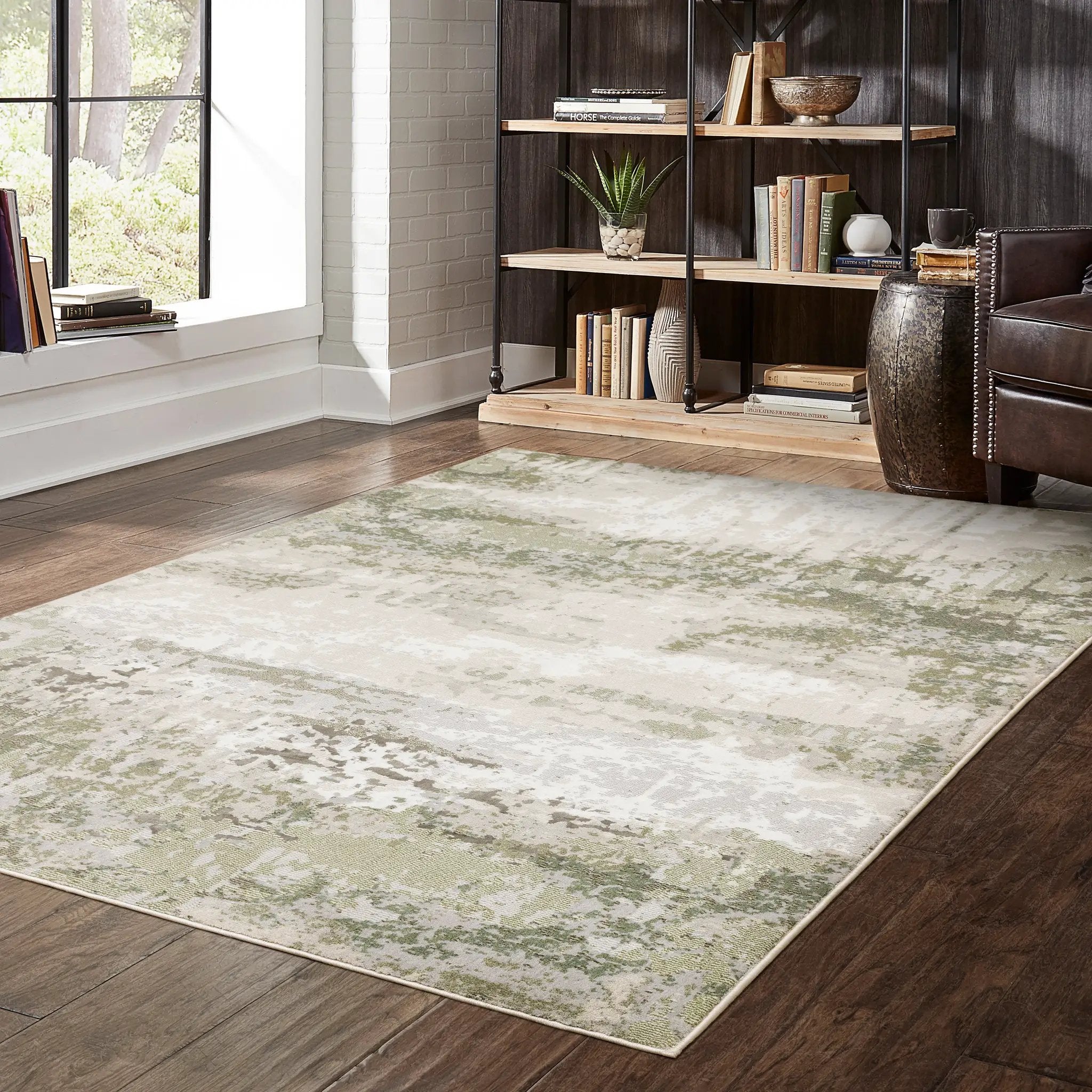 Caravan 2061W Beige/ Green Area Rug by Oriental Weavers