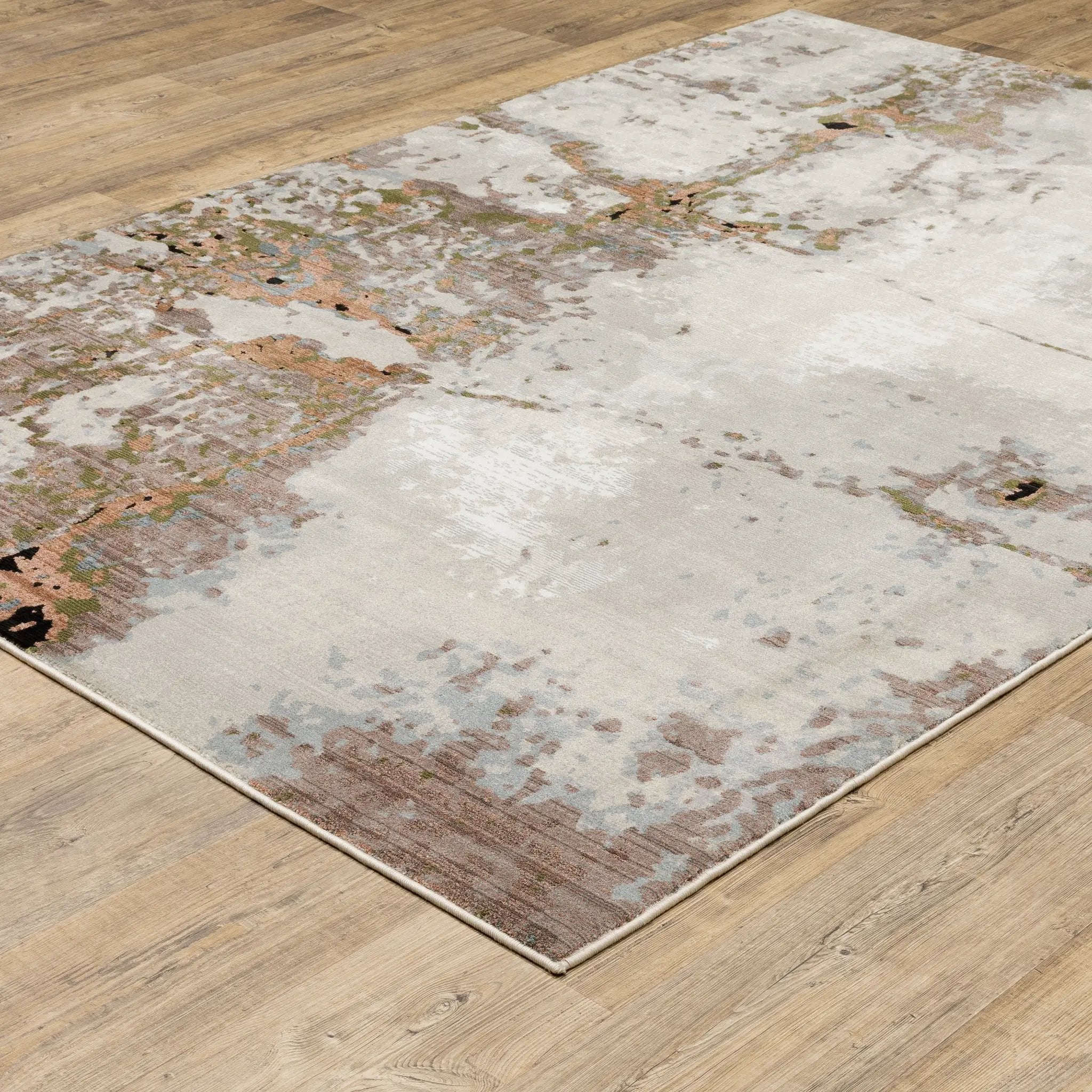 Caravan 4150Z Grey/ Pink Area Rug by Oriental Weavers