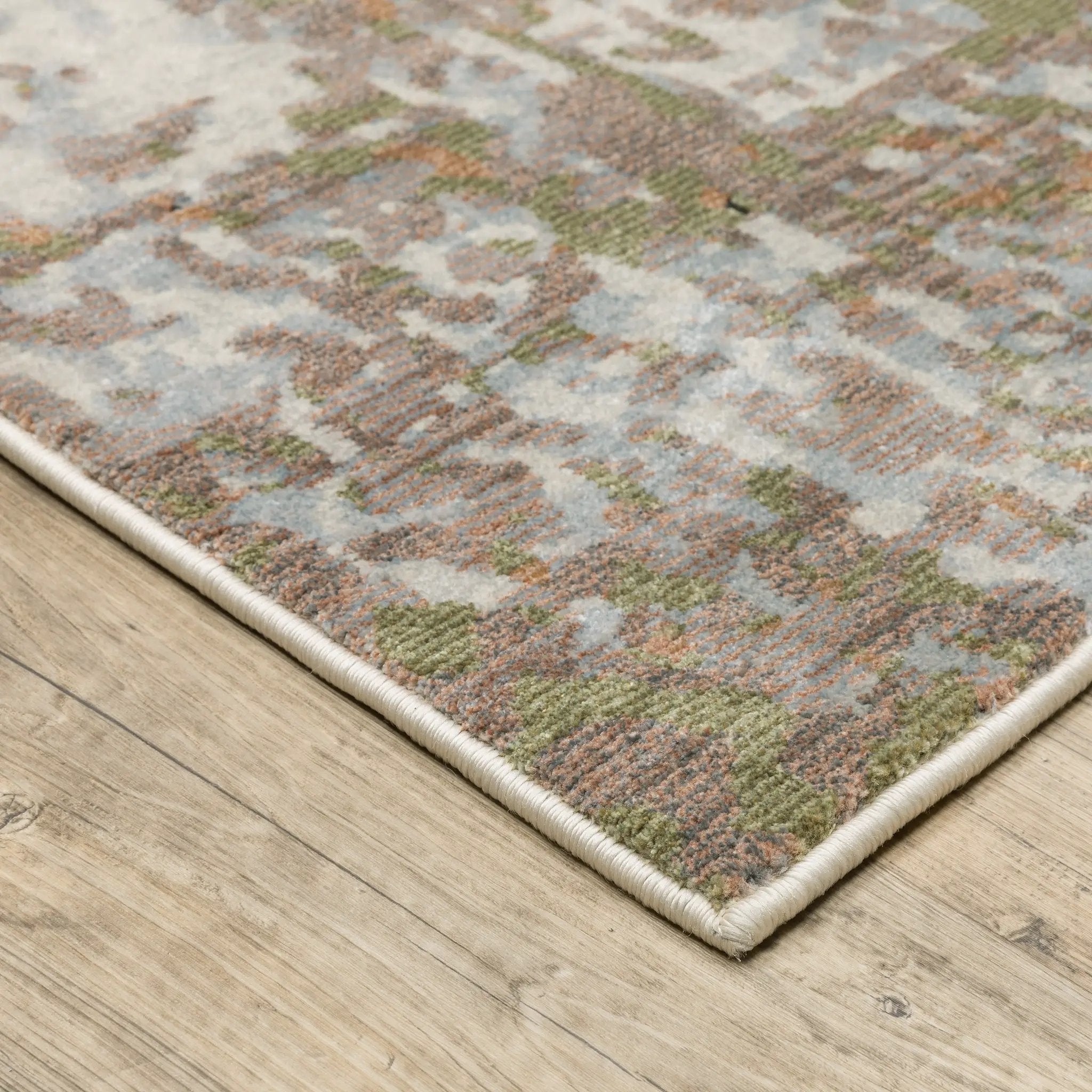 Caravan 4150Z Grey/ Pink Area Rug by Oriental Weavers