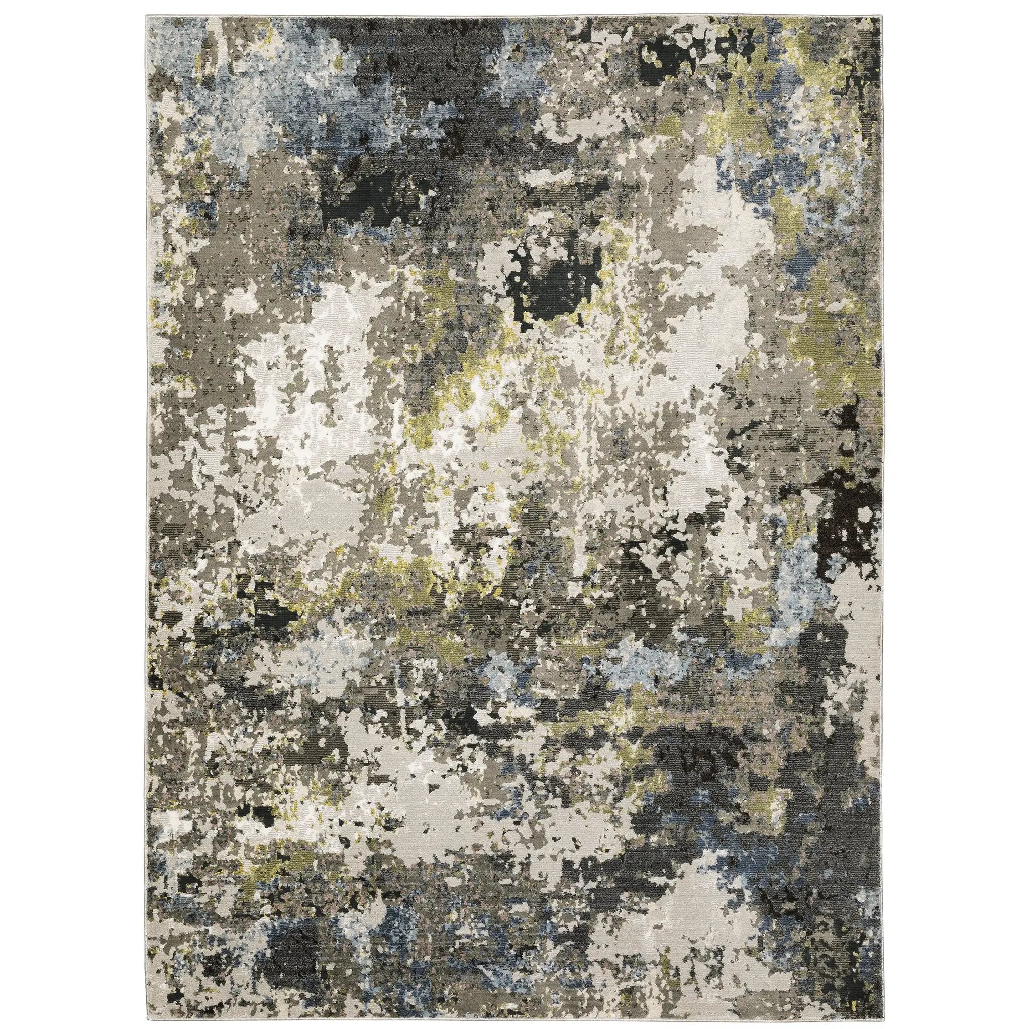 Caravan 502Z8 Grey/ Green Area Rug by Oriental Weavers