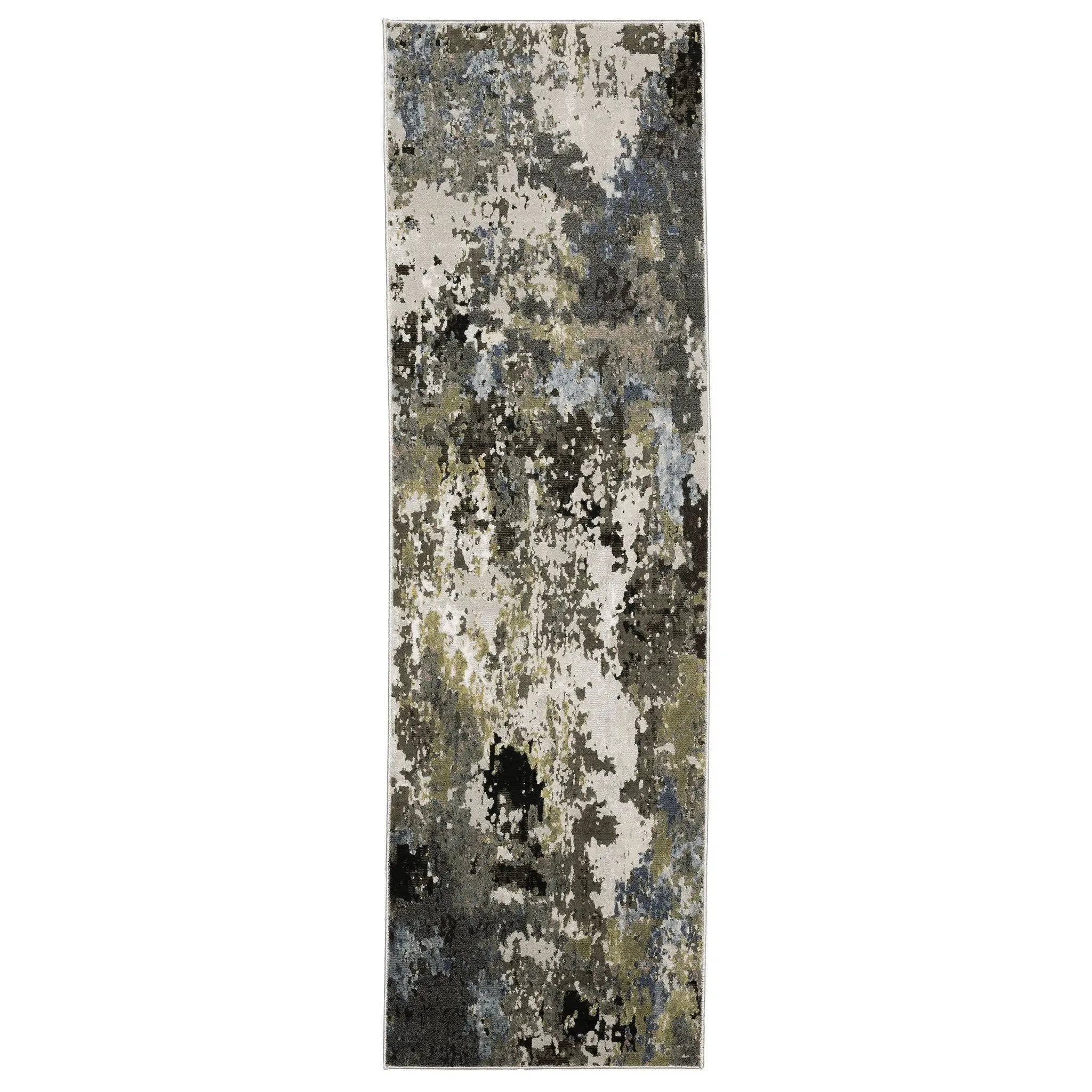 Caravan 502Z8 Grey/ Green Area Rug by Oriental Weavers
