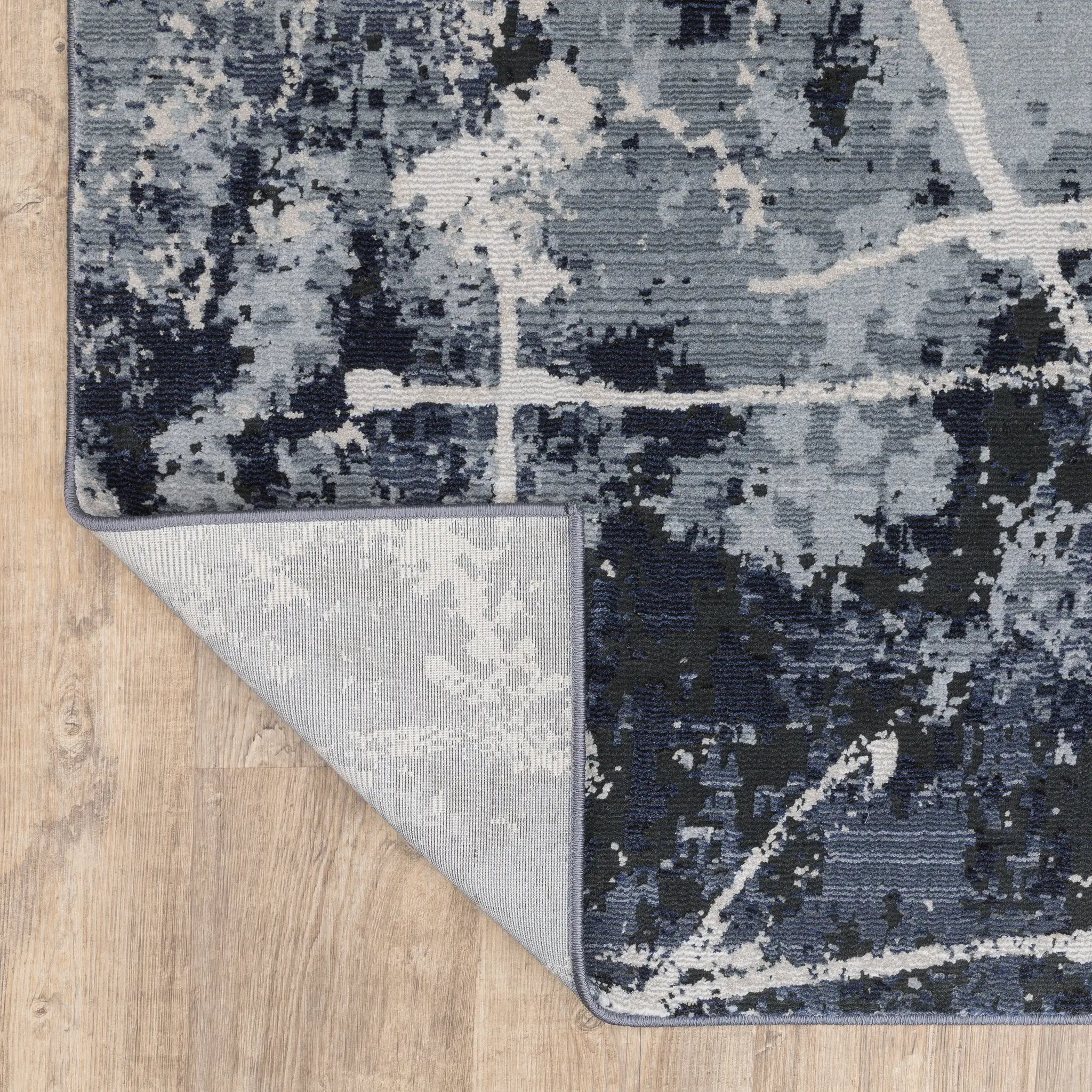Caravan 7150B Blue/ Grey Area Rug by Oriental Weavers