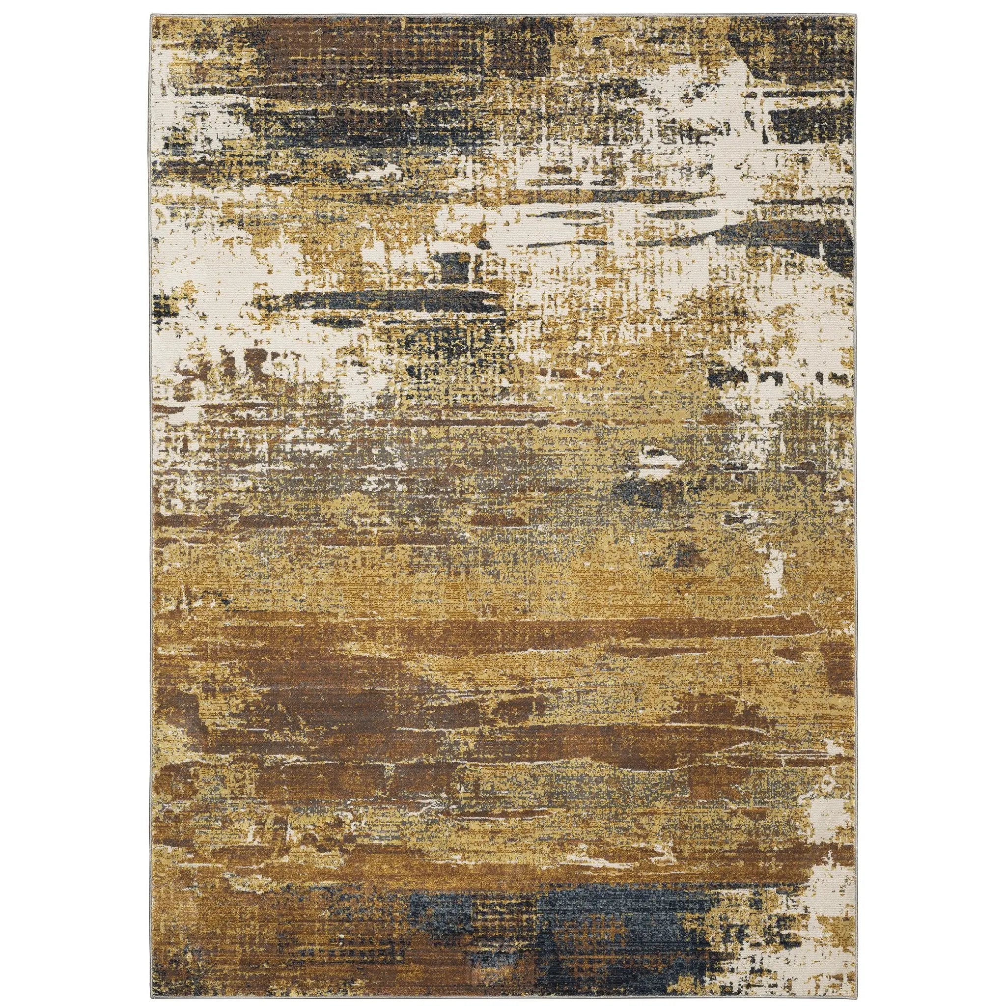 Caravan 8020X Gold/ Brown Area Rug by Oriental Weavers