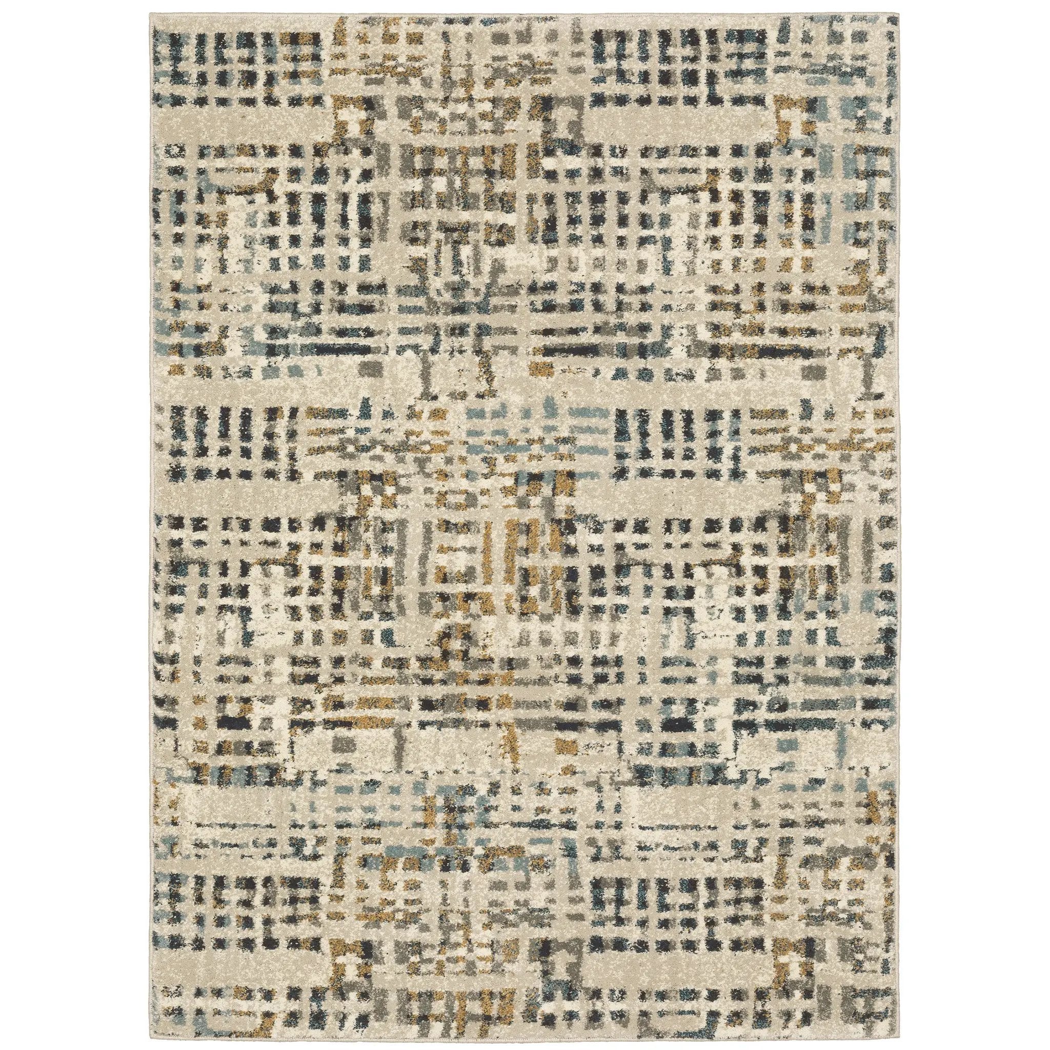 Carson 0748F Beige/ Grey Area Rug by Oriental Weavers