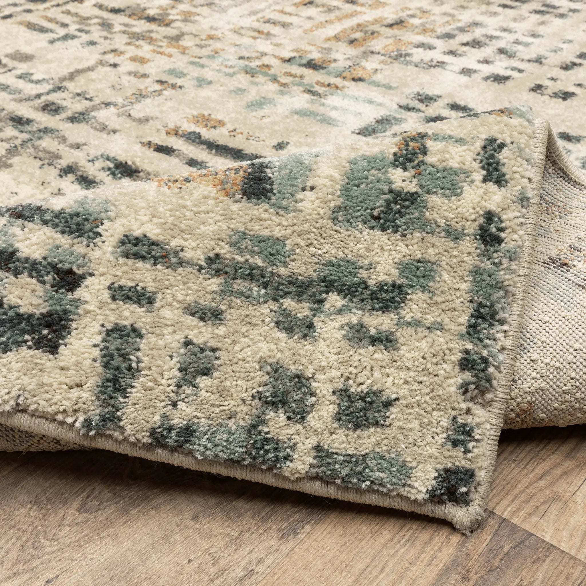 Carson 0748F Beige/ Grey Area Rug by Oriental Weavers