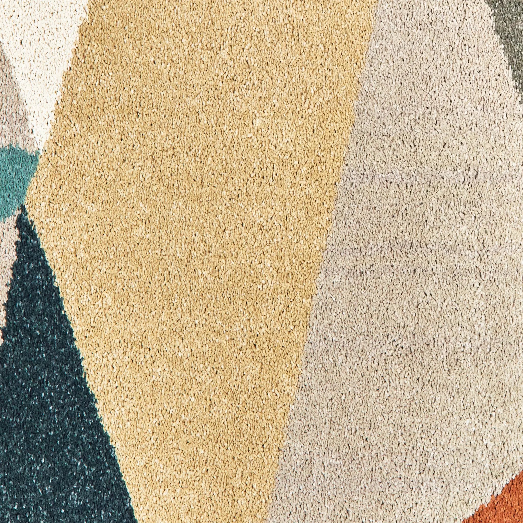Carson 9659B Blue/ Orange Area Rug by Oriental Weavers