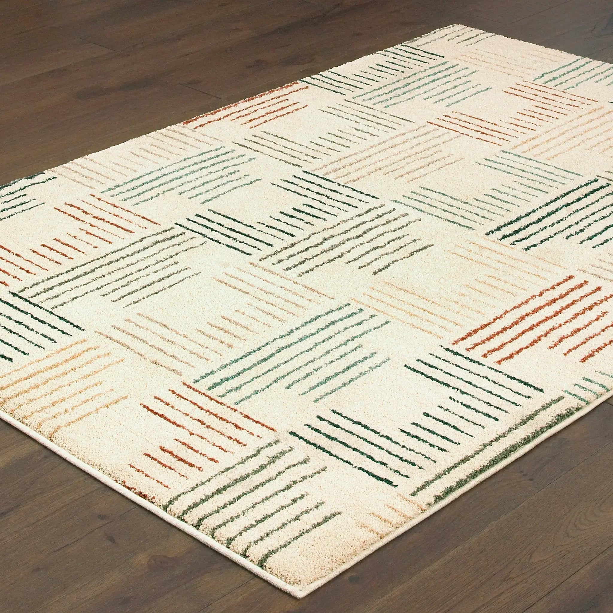Carson 9663A Ivory/ Multi Area Rug by Oriental Weavers
