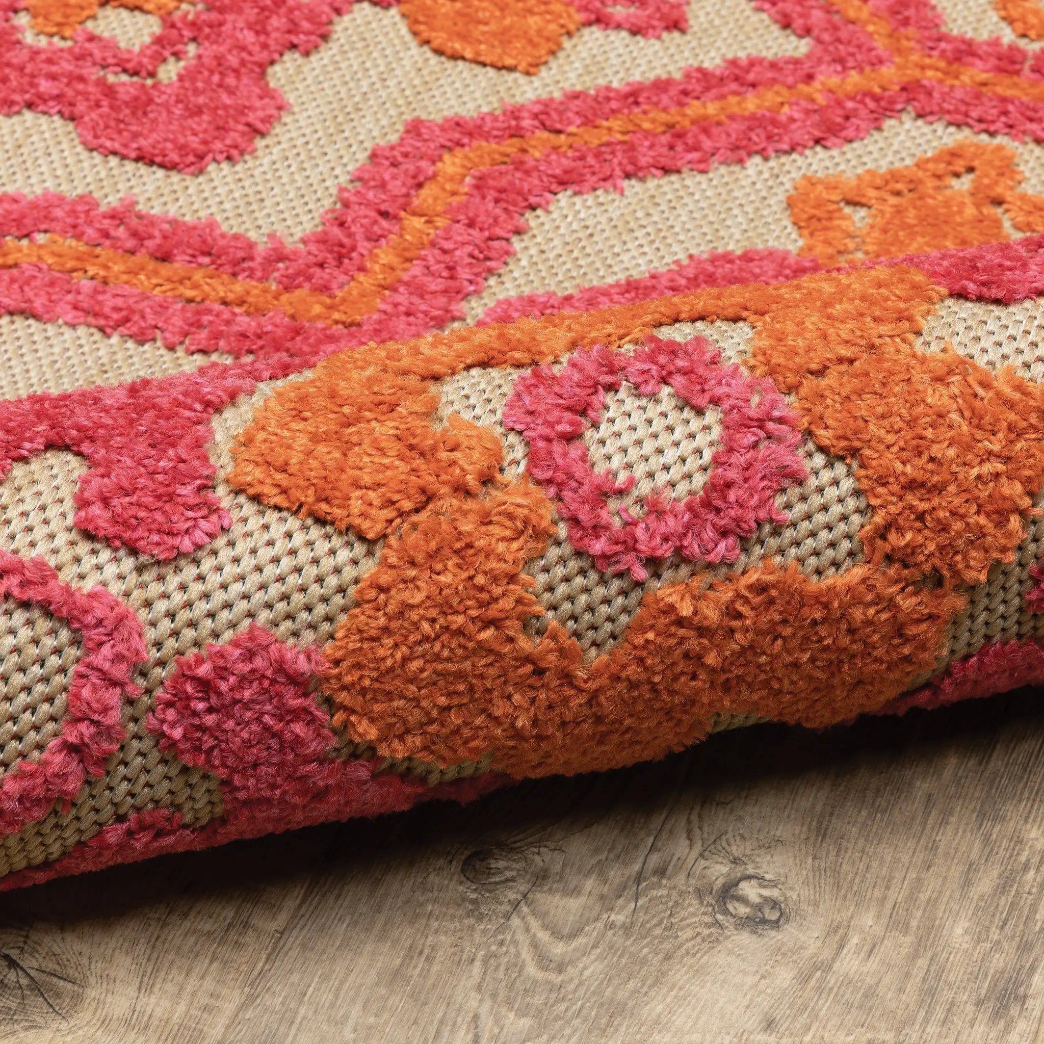 Cayman 2541V Sand/ Pink Area Rug by Oriental Weavers