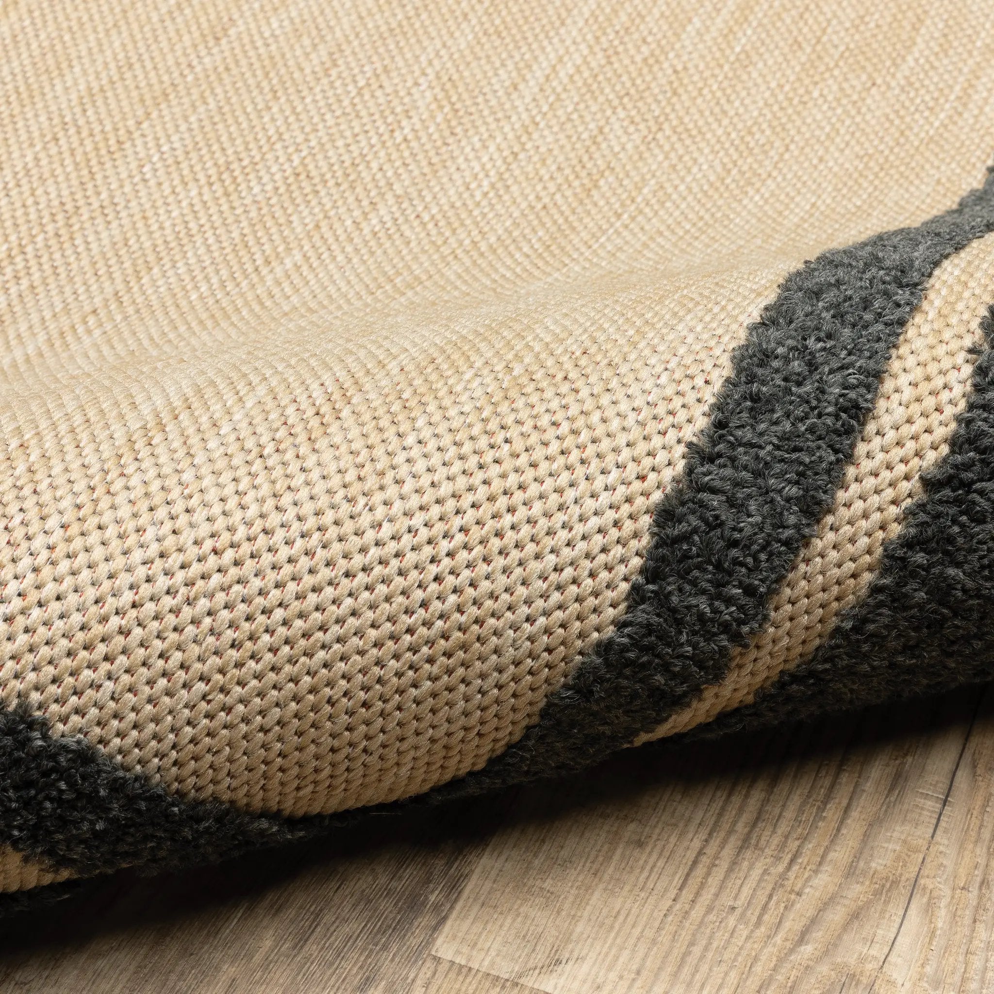 Cayman 5594K Sand/ Charcoal Area Rug by Oriental Weavers