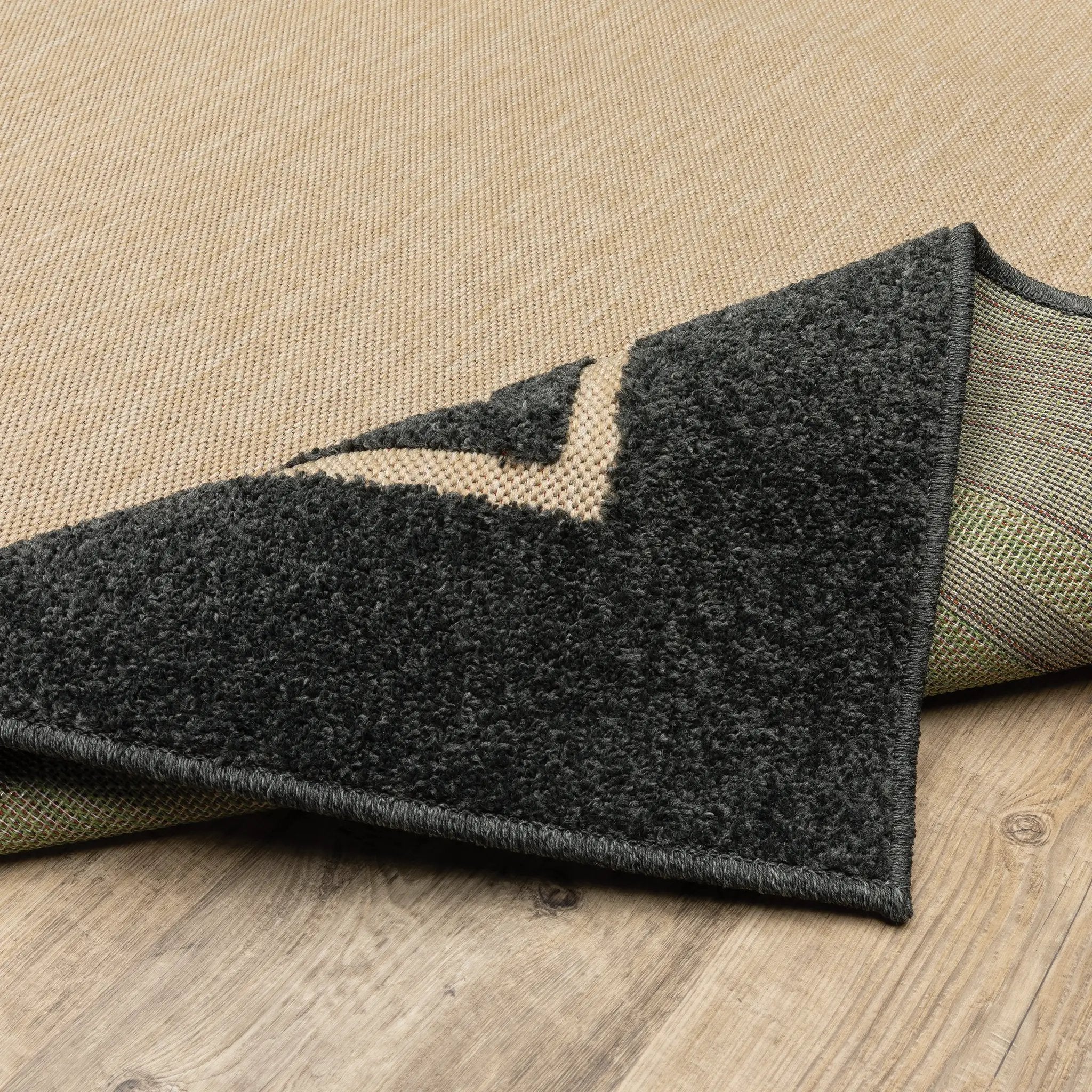 Cayman 5594K Sand/ Charcoal Area Rug by Oriental Weavers