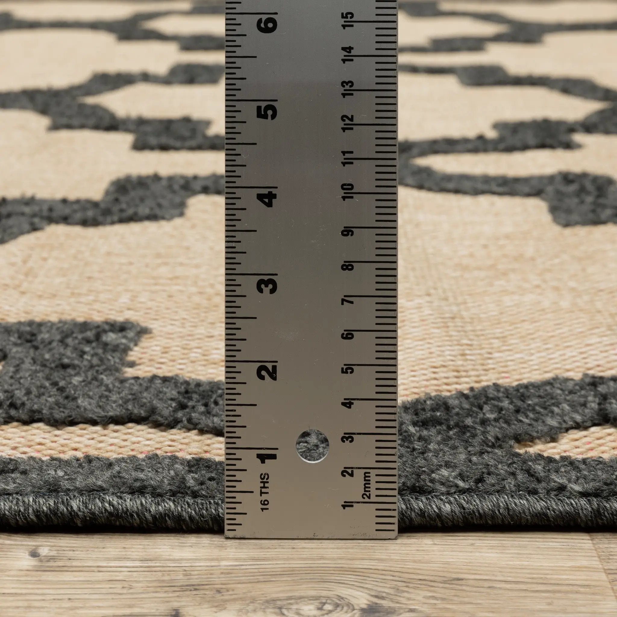 Cayman 660N9 Sand/ Charcoal Area Rug by Oriental Weavers