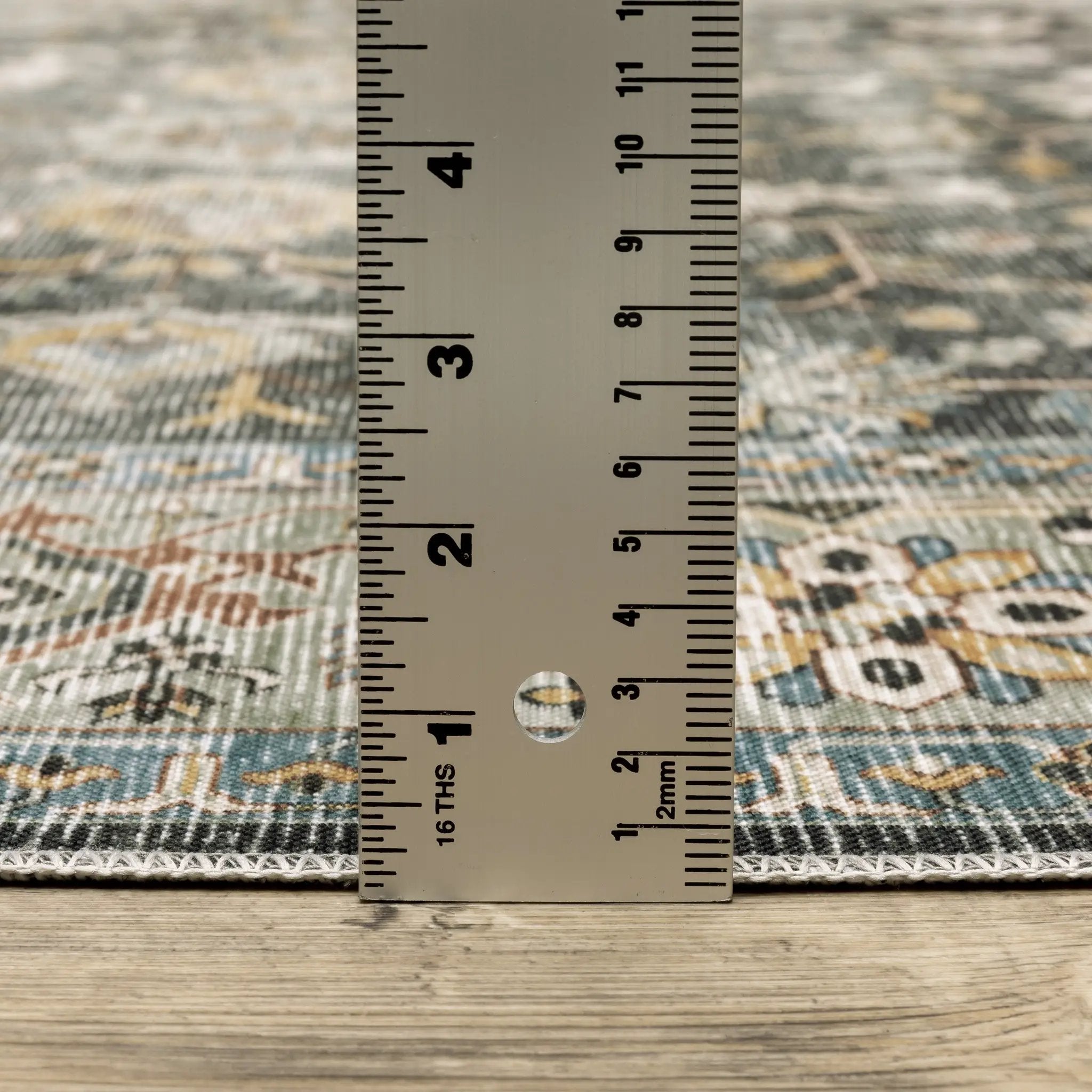 Charleston CHA09 Charcoal/ Gold Area Rug by Oriental Weavers