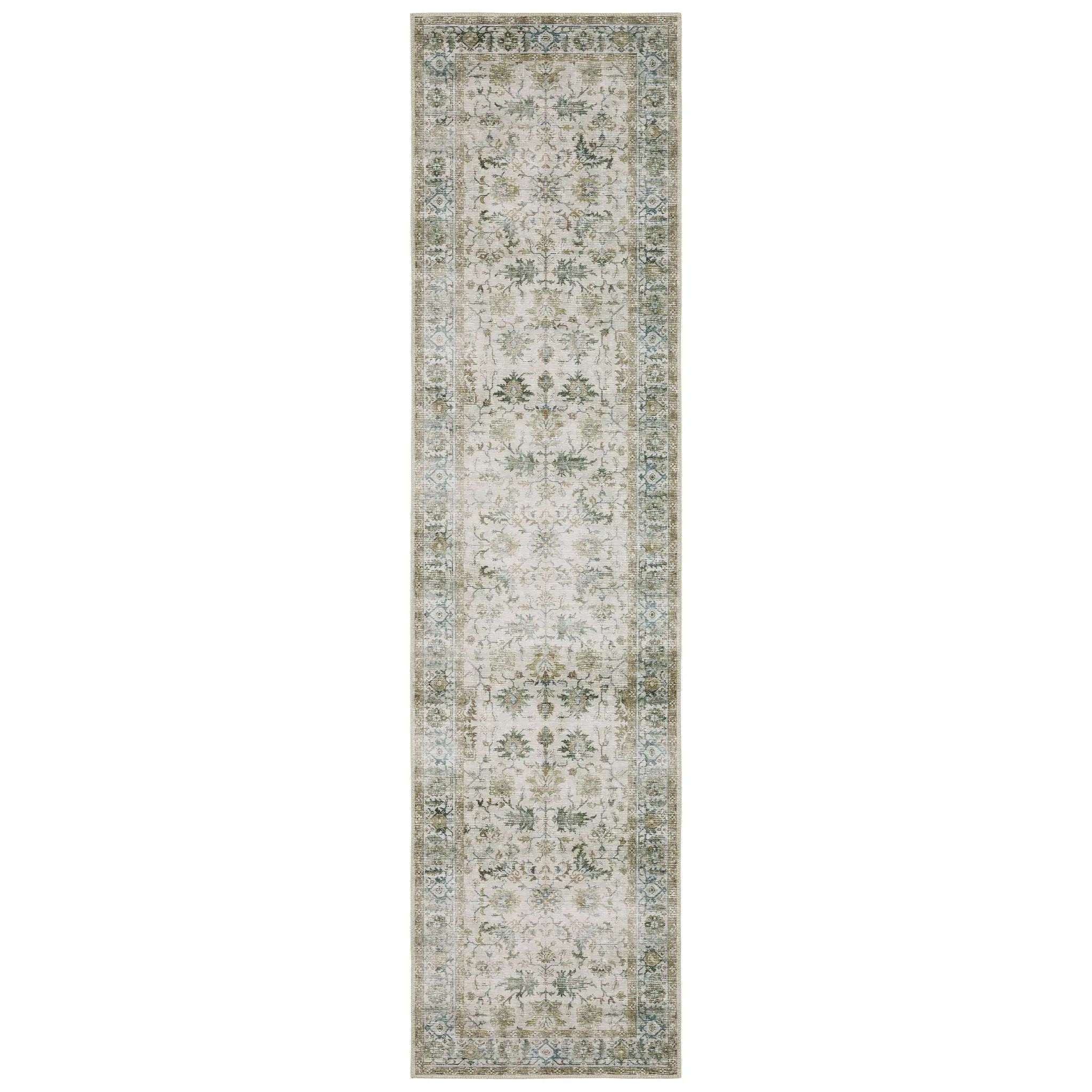Charleston CHA10 Grey/ Multi Area Rug by Oriental Weavers