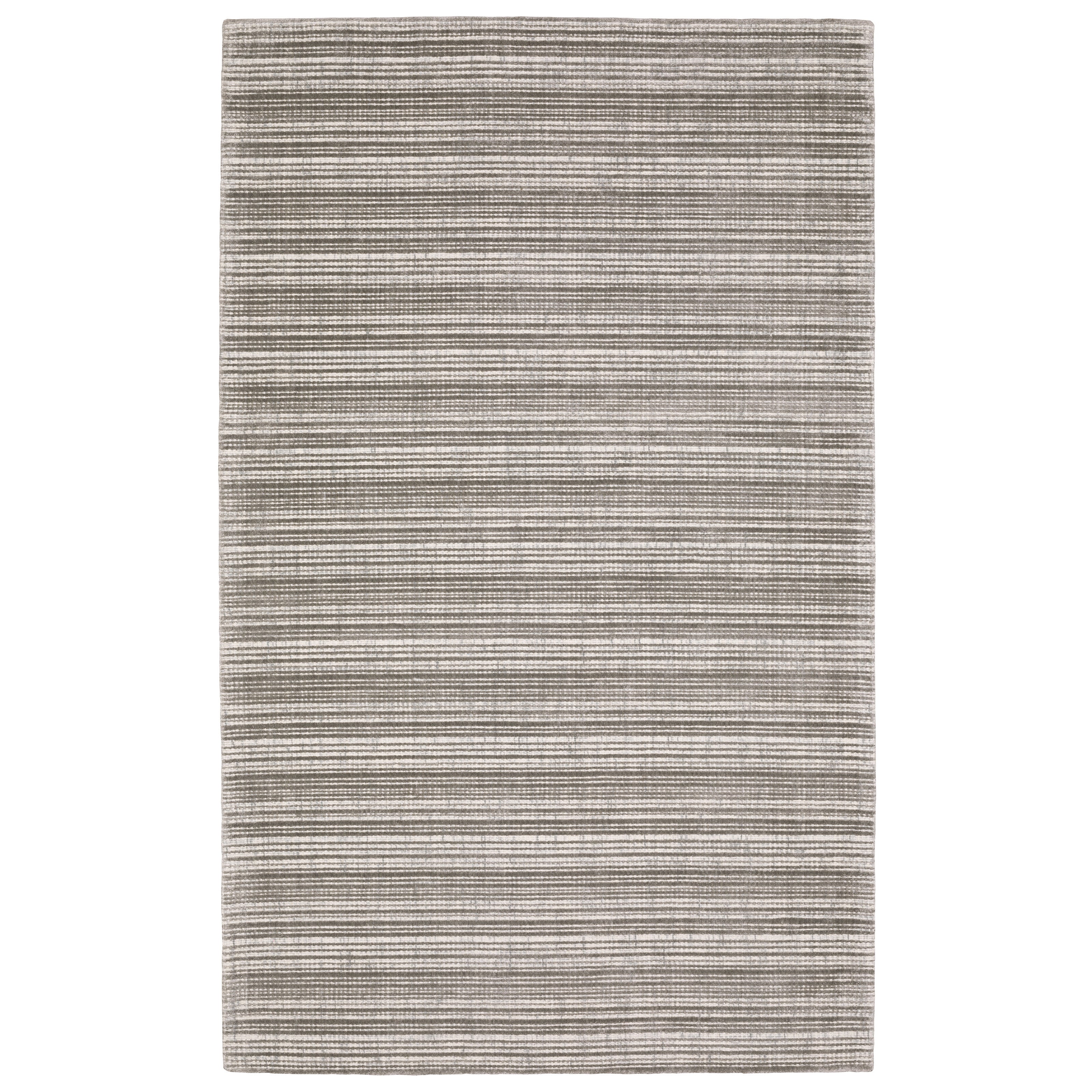 Oriental Weavers Circa CIR04 soft area rug featuring textured design in grey/ ivory tones