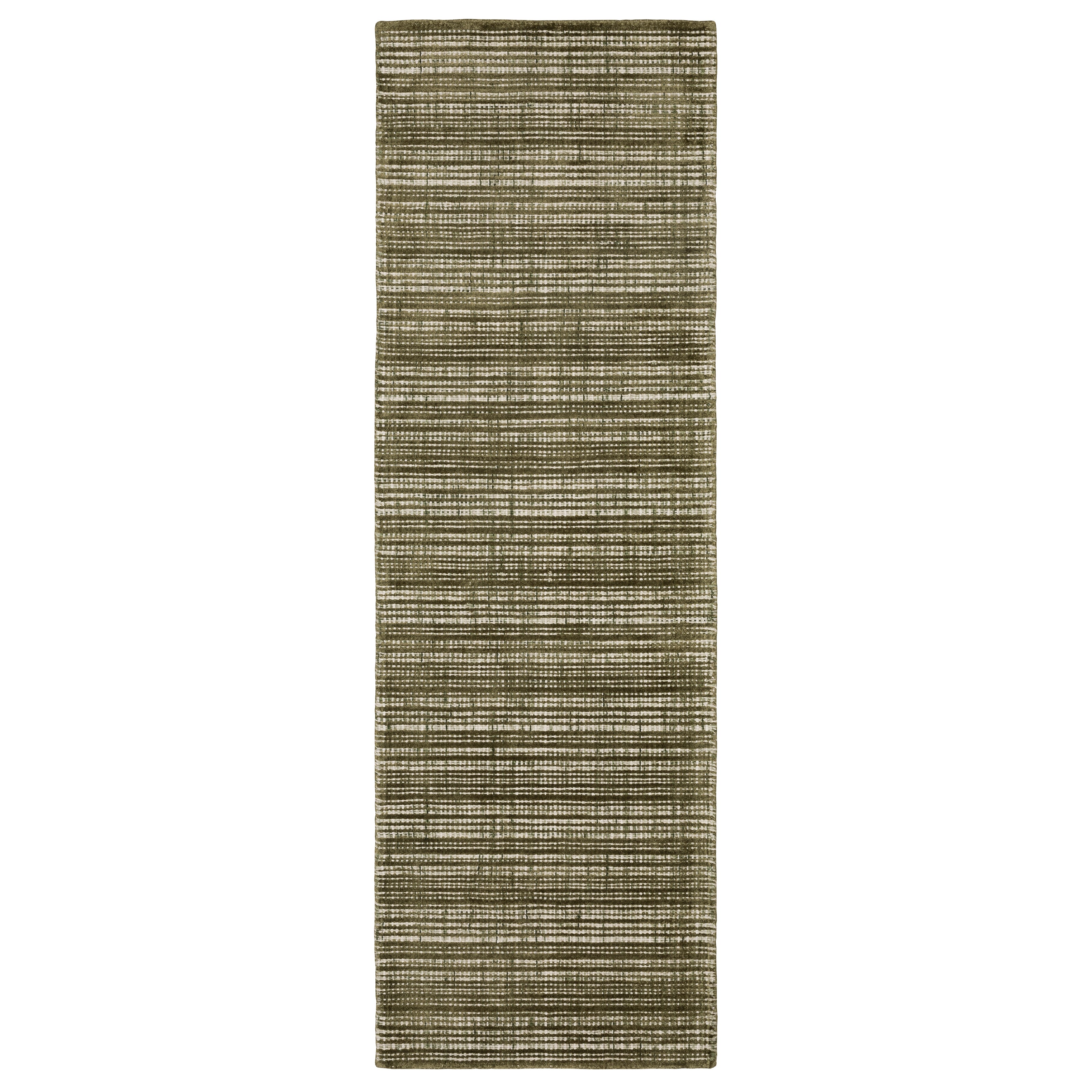 Oriental Weavers Circa CIR07 soft area rug featuring textured design in green/ ivory tones