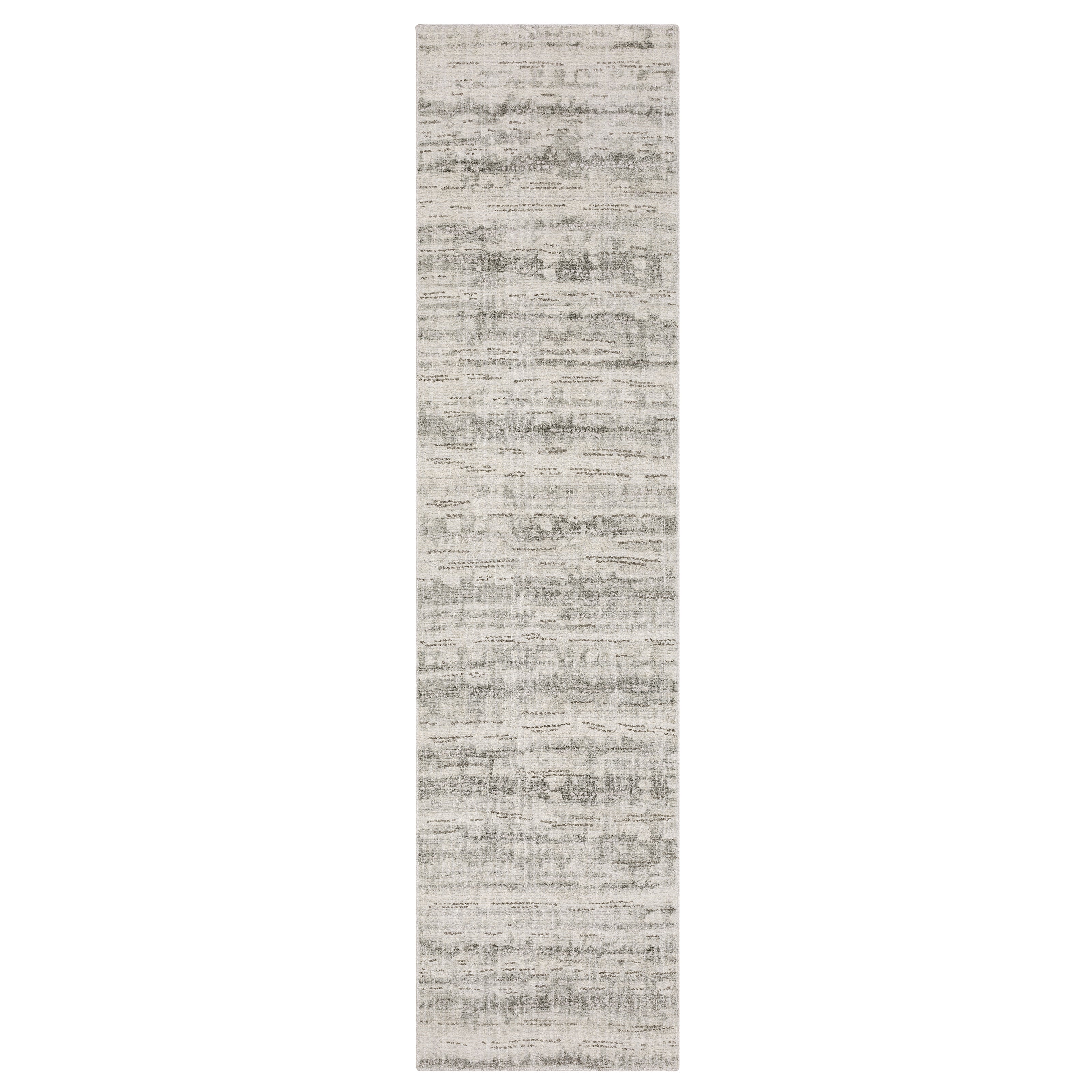 Oriental Weavers Clarke CLA02 soft modern rug featuring abstract pattern in beige/ green tones
