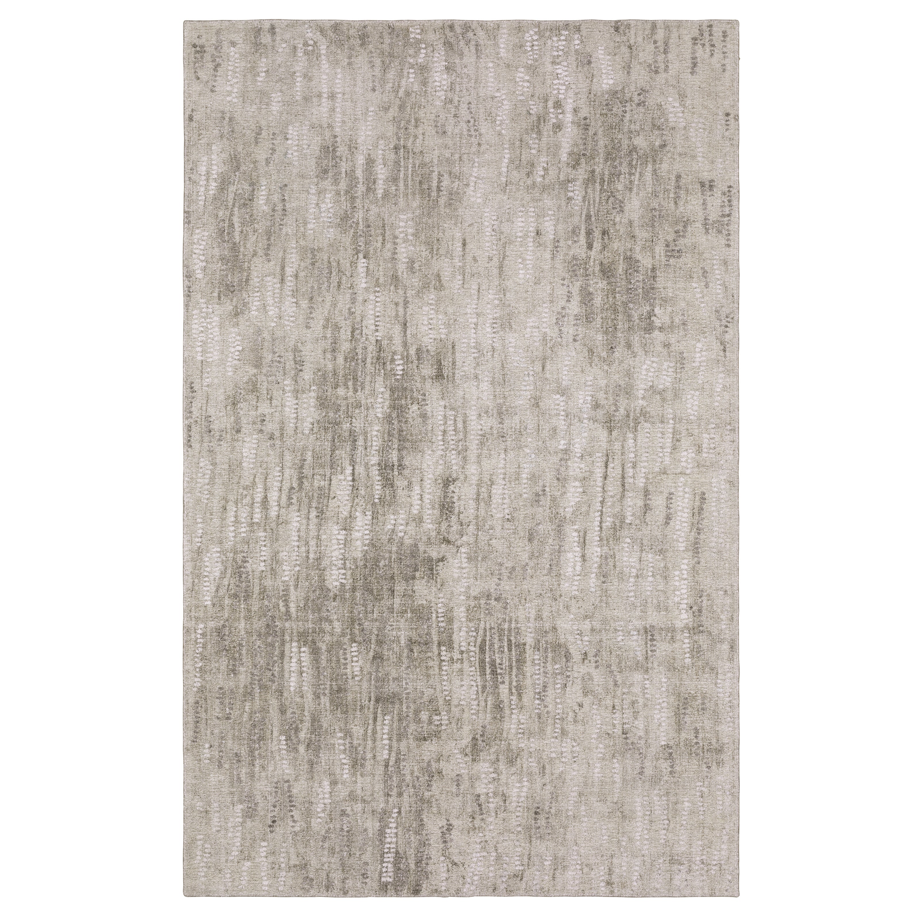 Oriental Weavers Clarke CLA08 soft modern rug featuring abstract pattern in beige/ brown tones