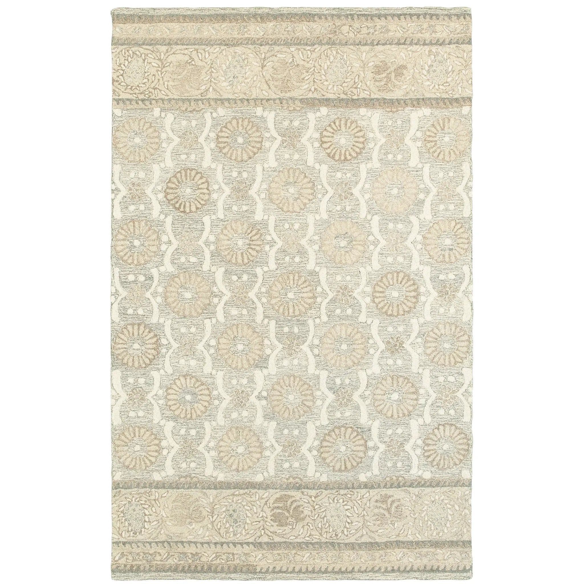 Craft 93002 Ash/ Sand Area Rug by Oriental Weavers